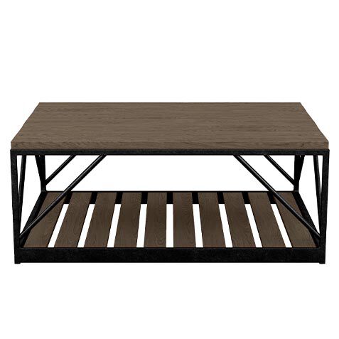 Beam Metal Base Coffee Table image