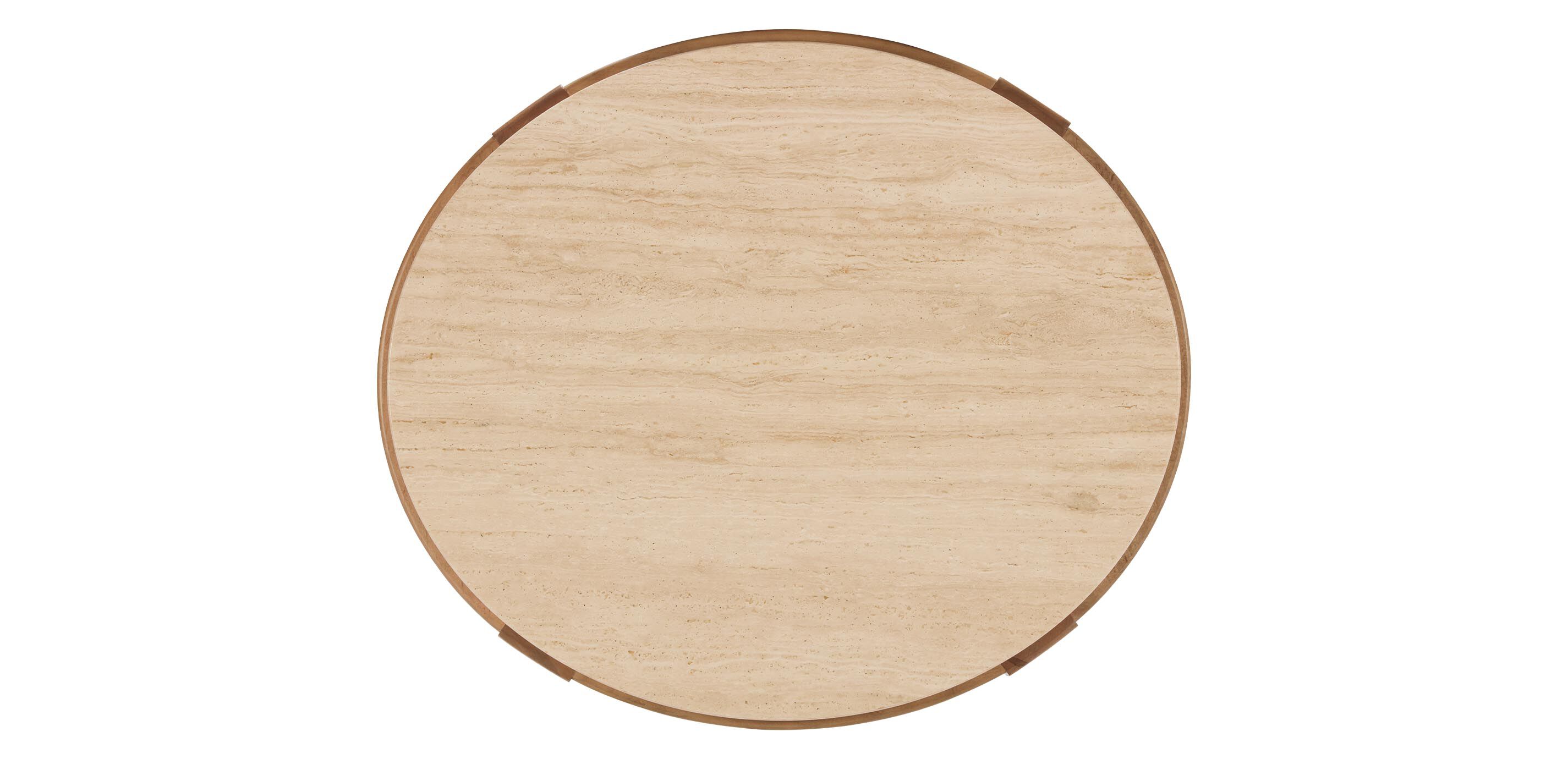 Draper Oval Travertine End Table_3