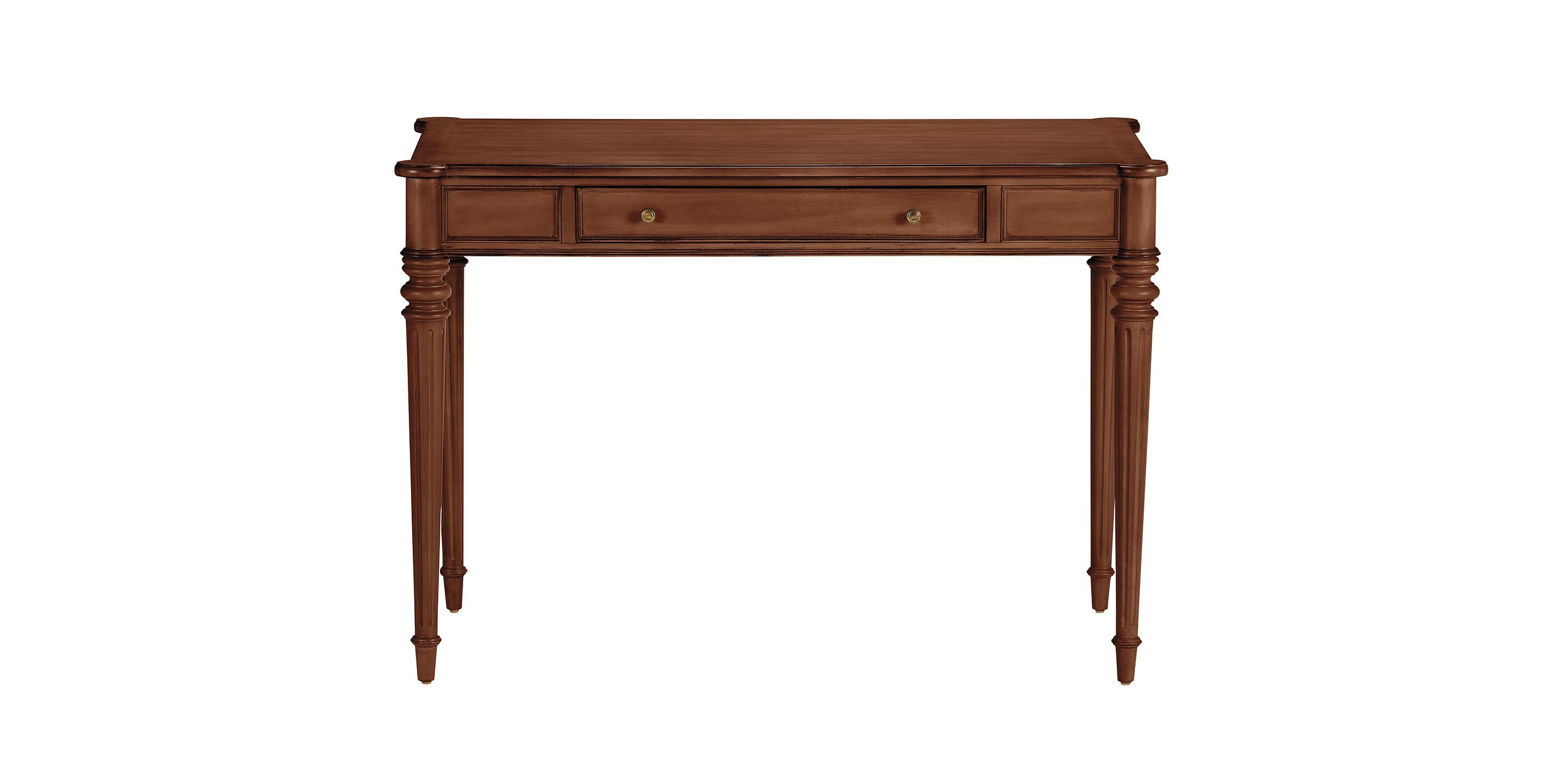 Custom Turret-Corner Home Office Desk