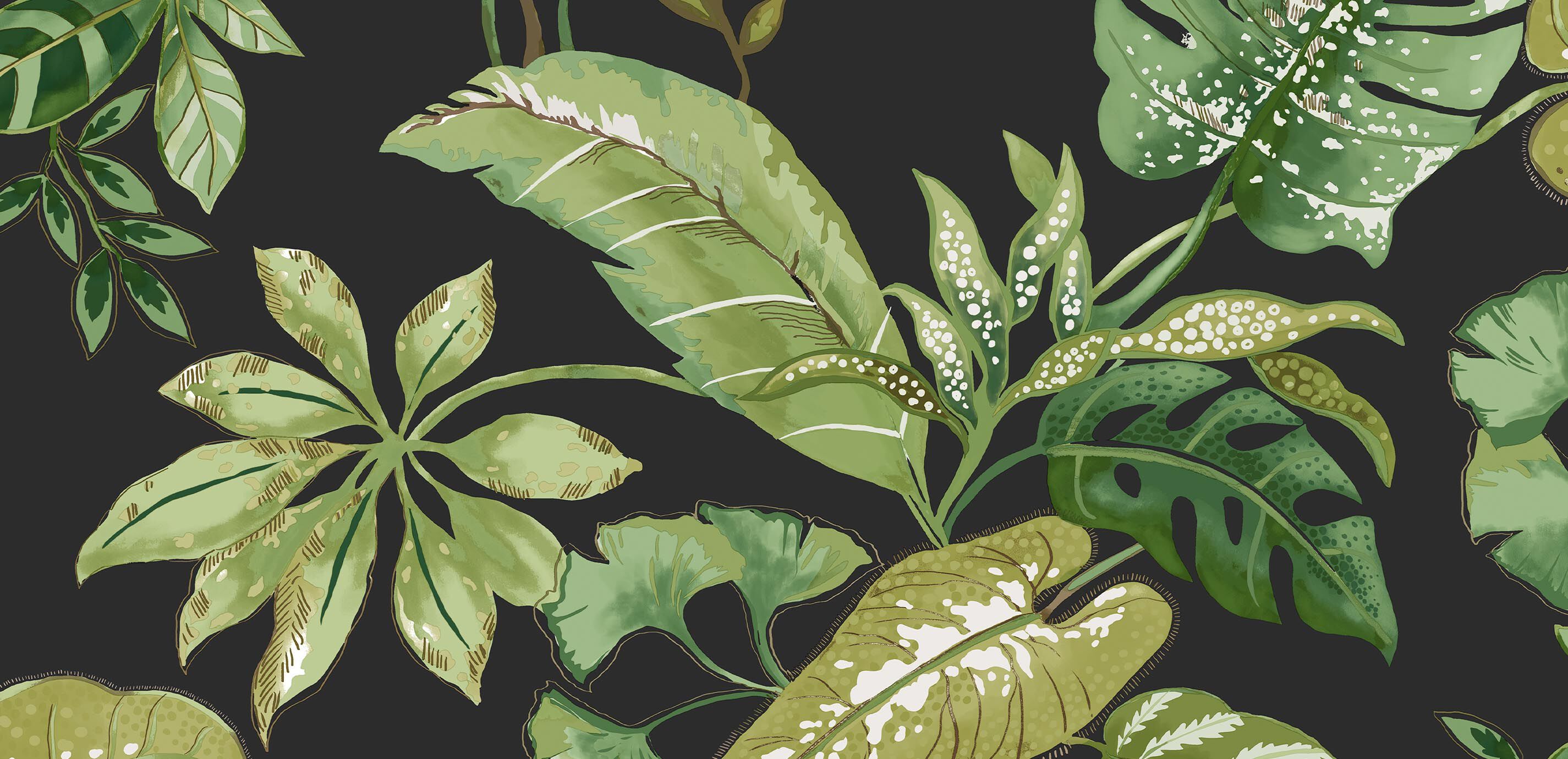 Greenhouse Floral Wallpaper