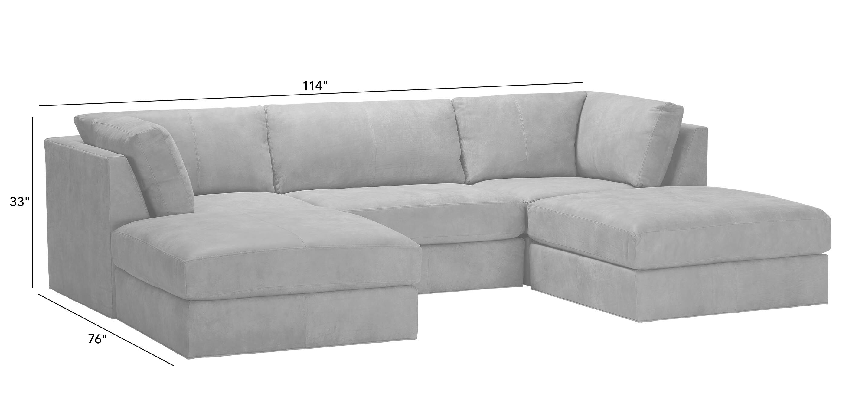 Daydreamer Leather Five-Piece Modular Sectional_1