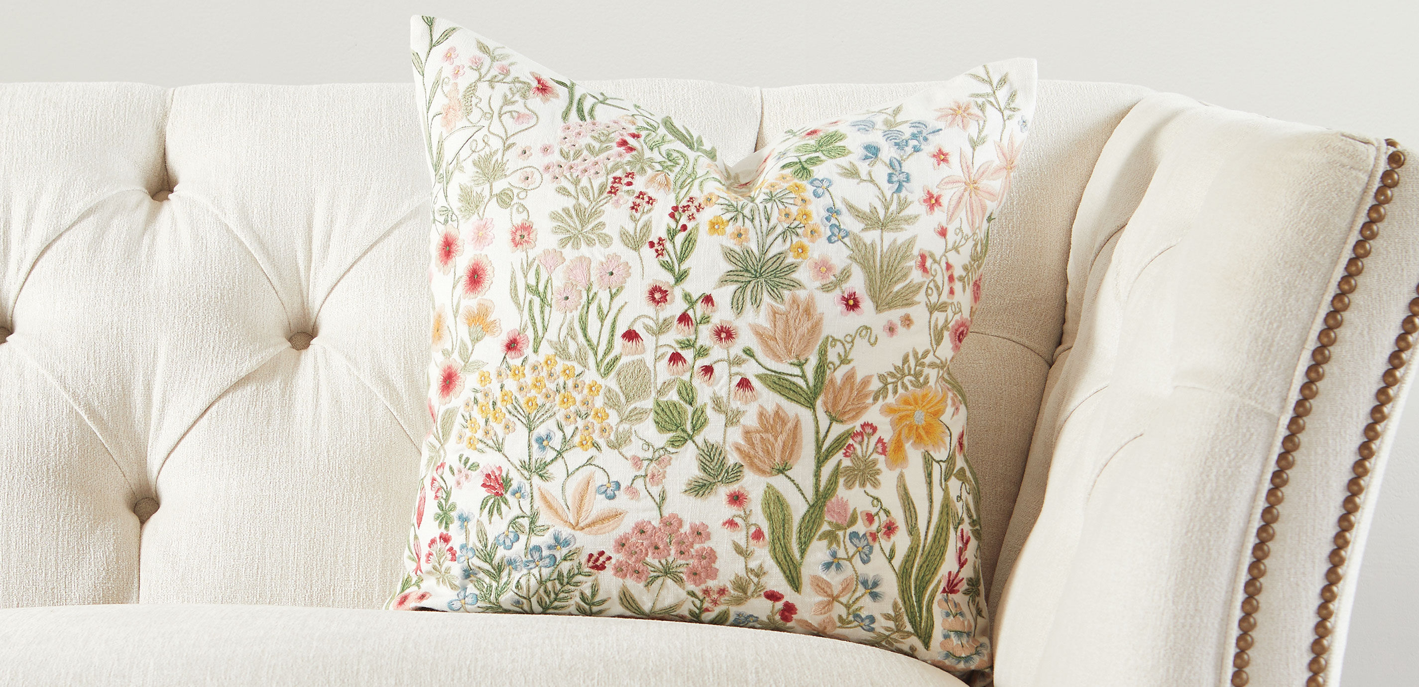 Spring Floral Garden Pillow_2