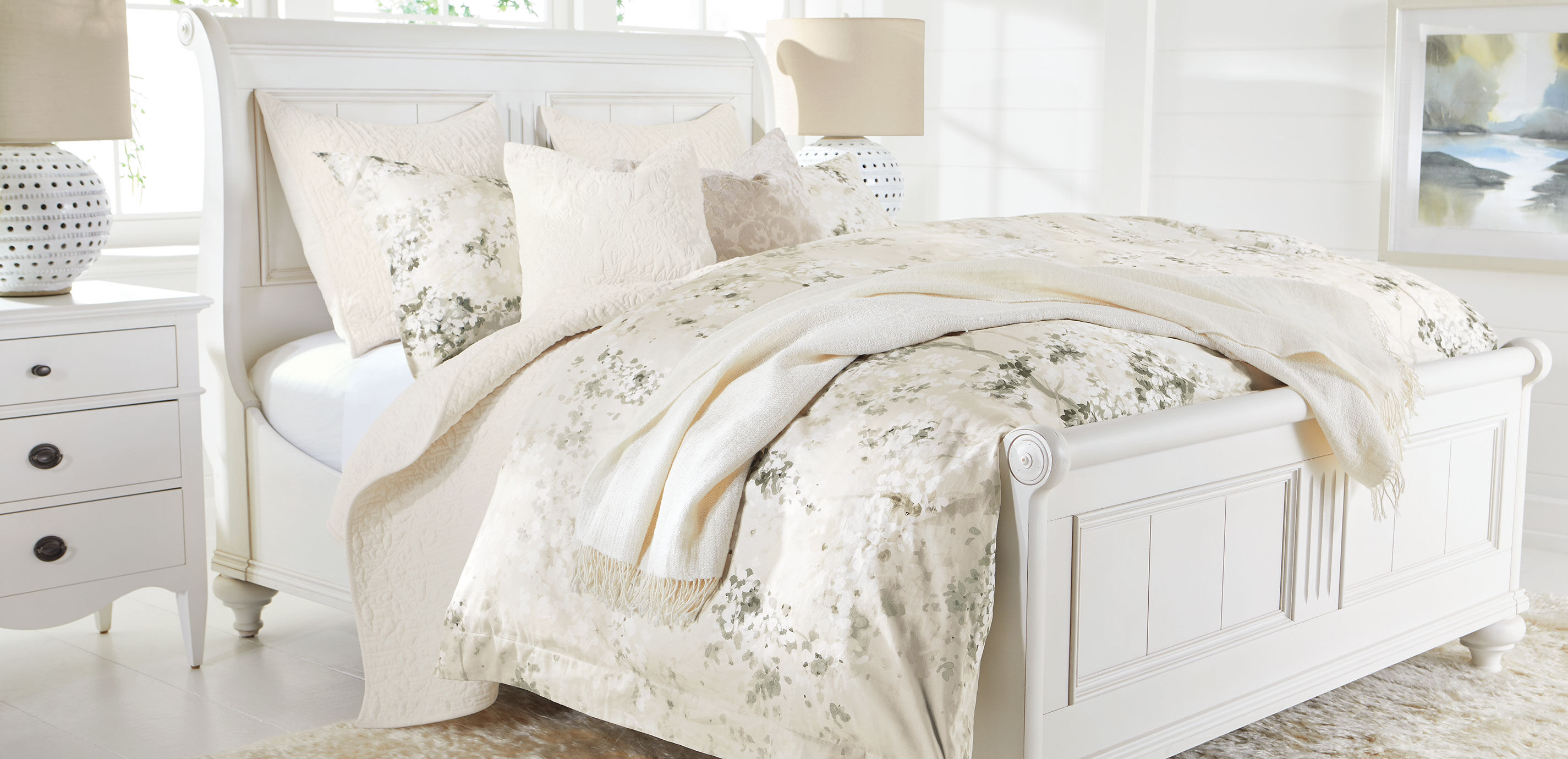 Spring Hana Duvet Cover and Shams Set_4