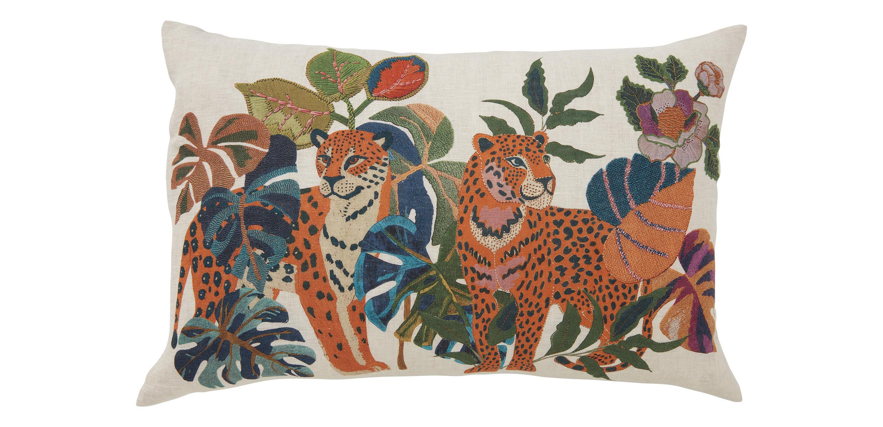 Printed Leopard Pillow