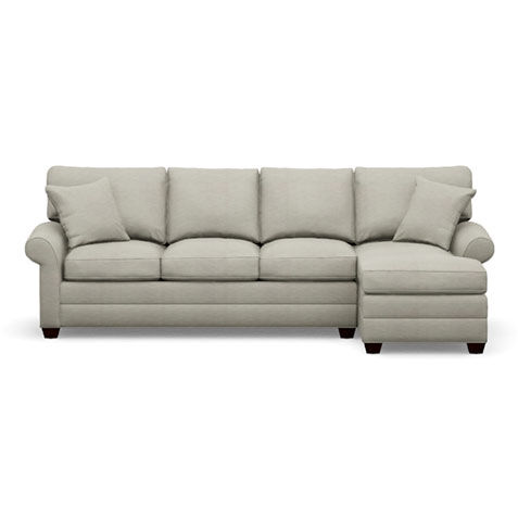 Bennett Roll-Arm Two-Piece Sectional with Chaise image