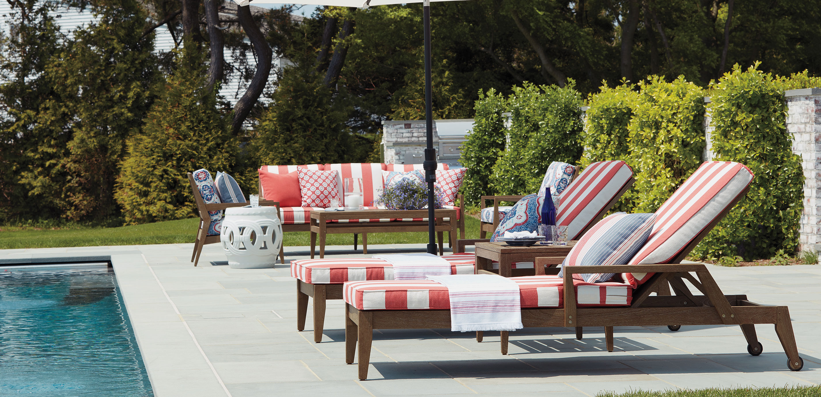 Bridgewater Cove Teak Chaise_7