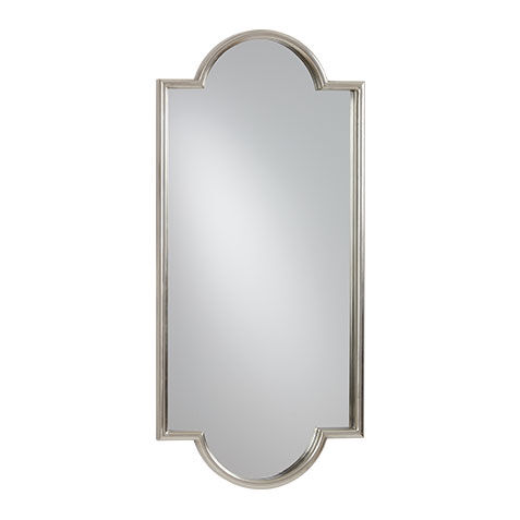 Jayne Silver Leaf Mirror image
