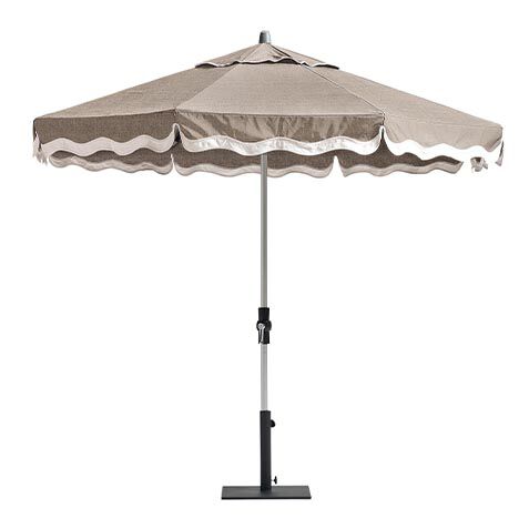 9' Auto-Tilt Umbrella with Wave Canopy image 408086MST