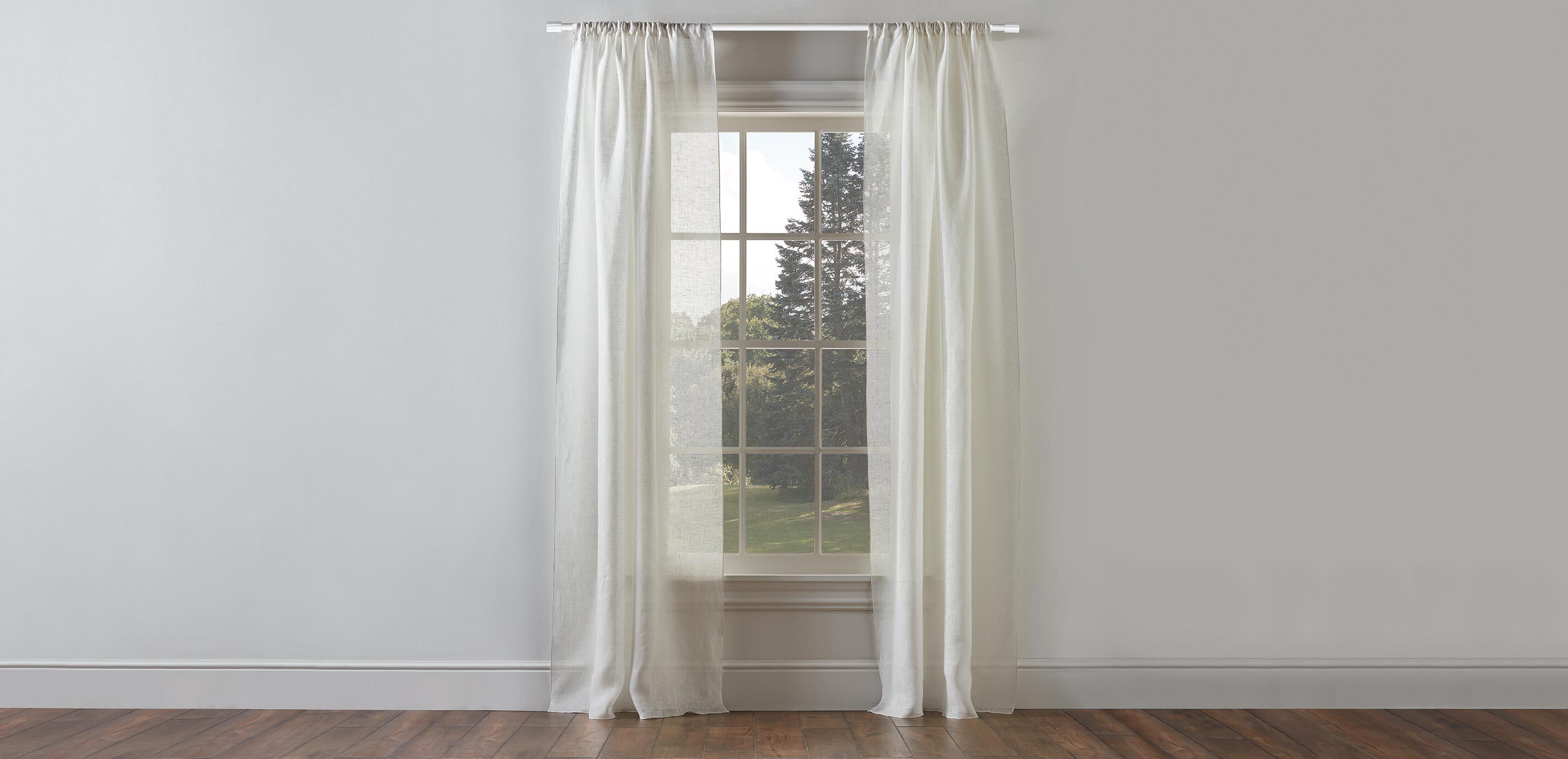 Sheer Linen Drapery Panel