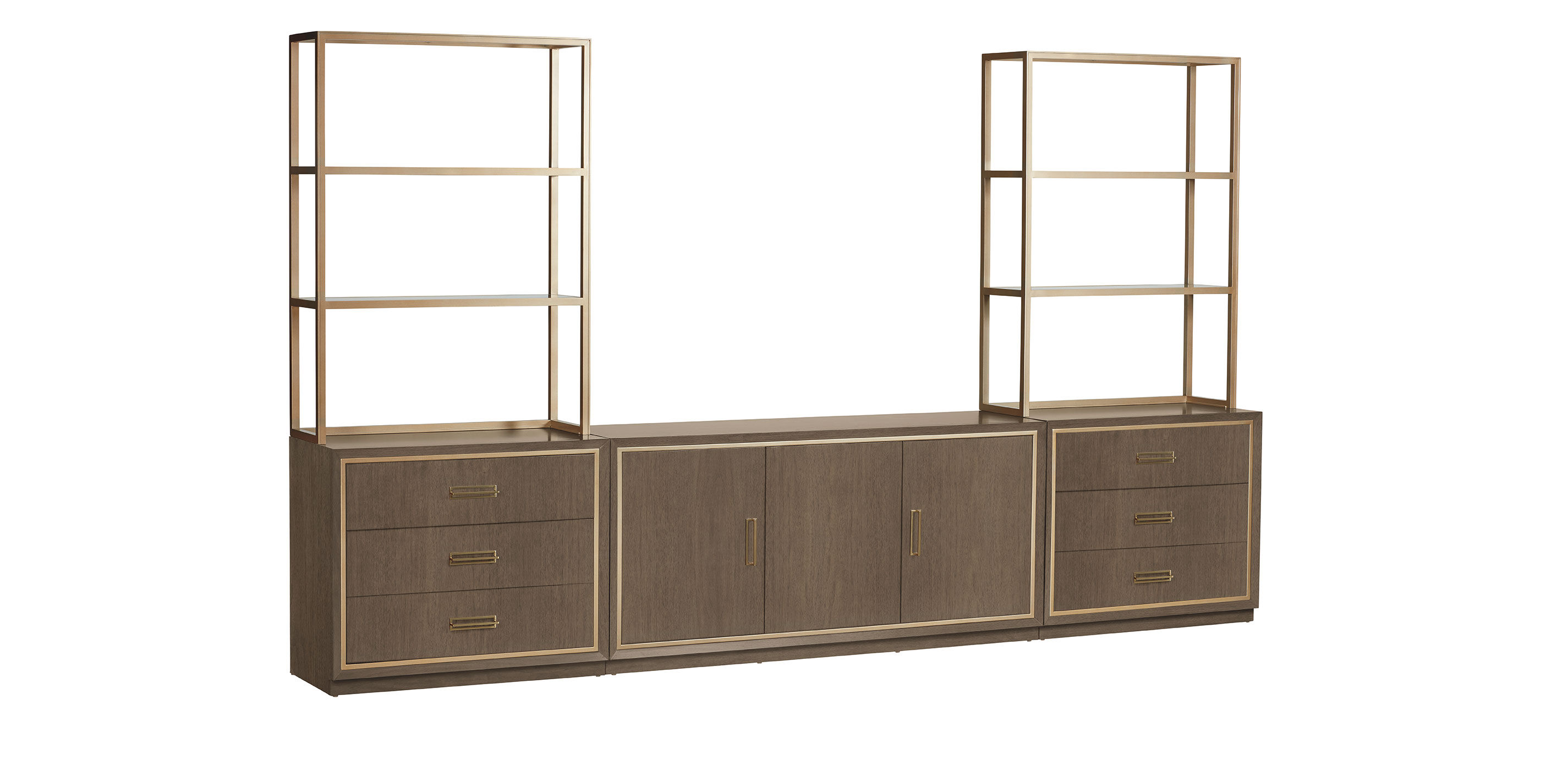 Faraday Classic Five-Piece Media Center with Drawers_1