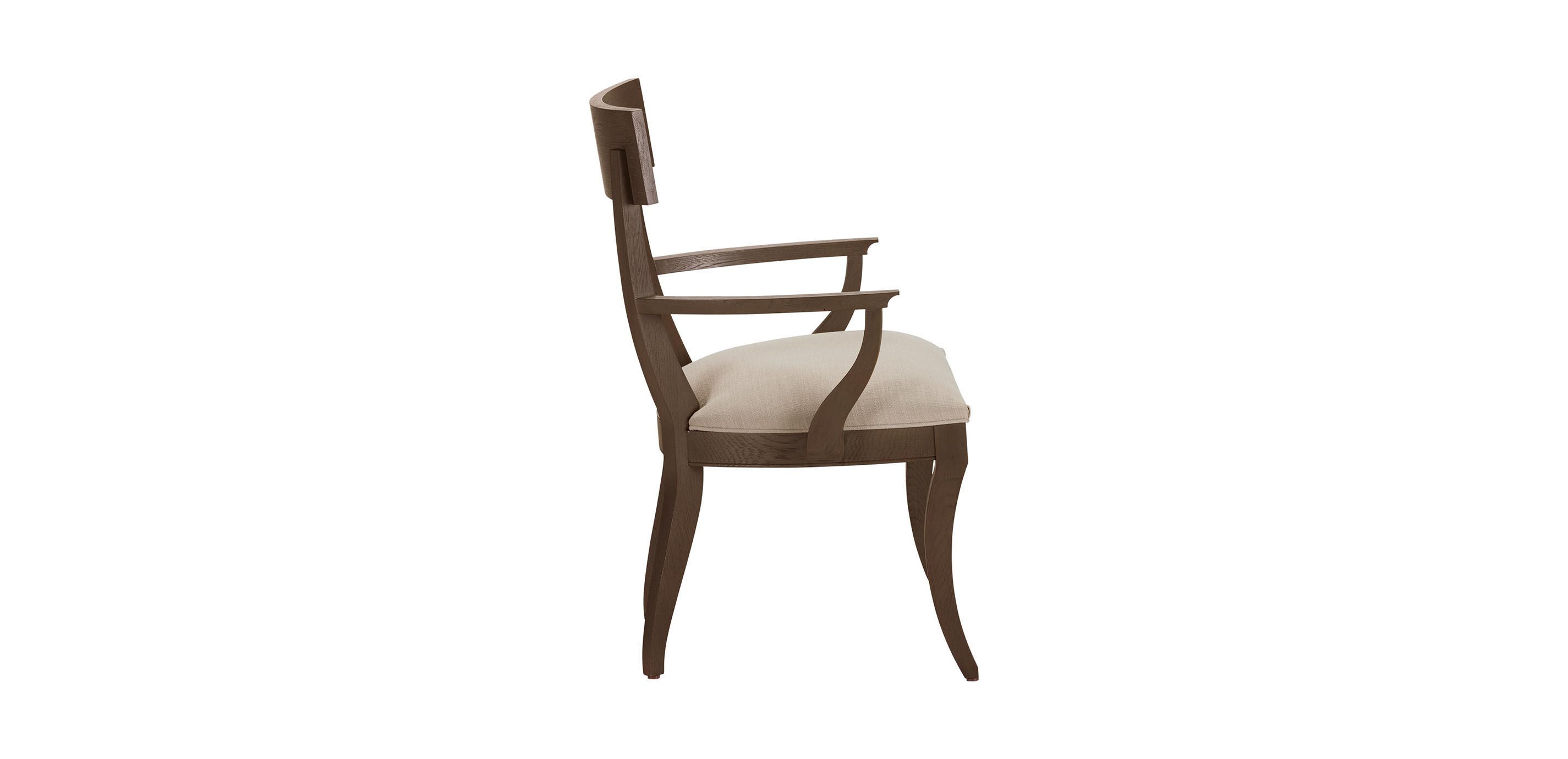 Klismos Oak Armchair, Chestnut_3