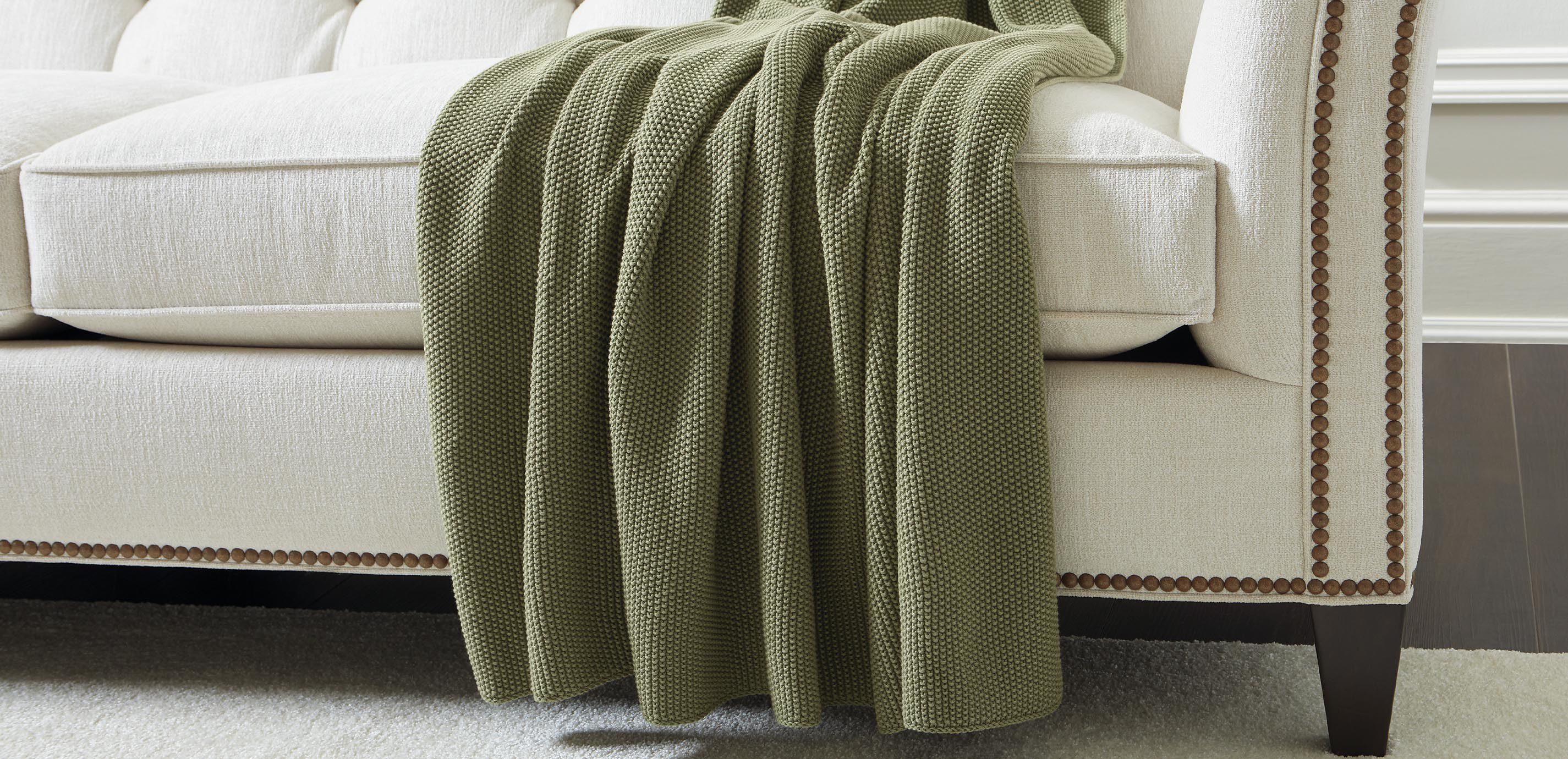 Mini Moss-Stitch Crochet Throw_1