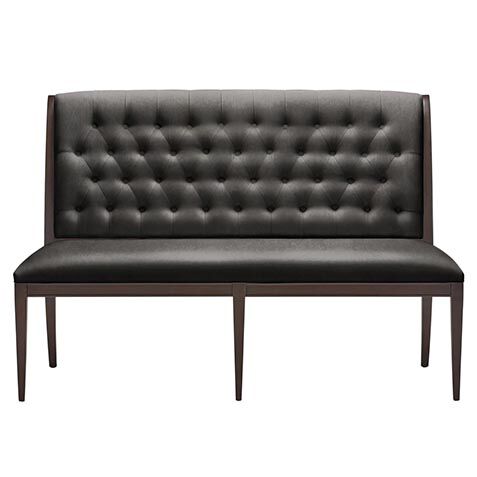 Taite Leather Dining Bench image