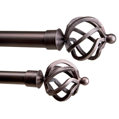 Metal Twist Finial Hardware Set image