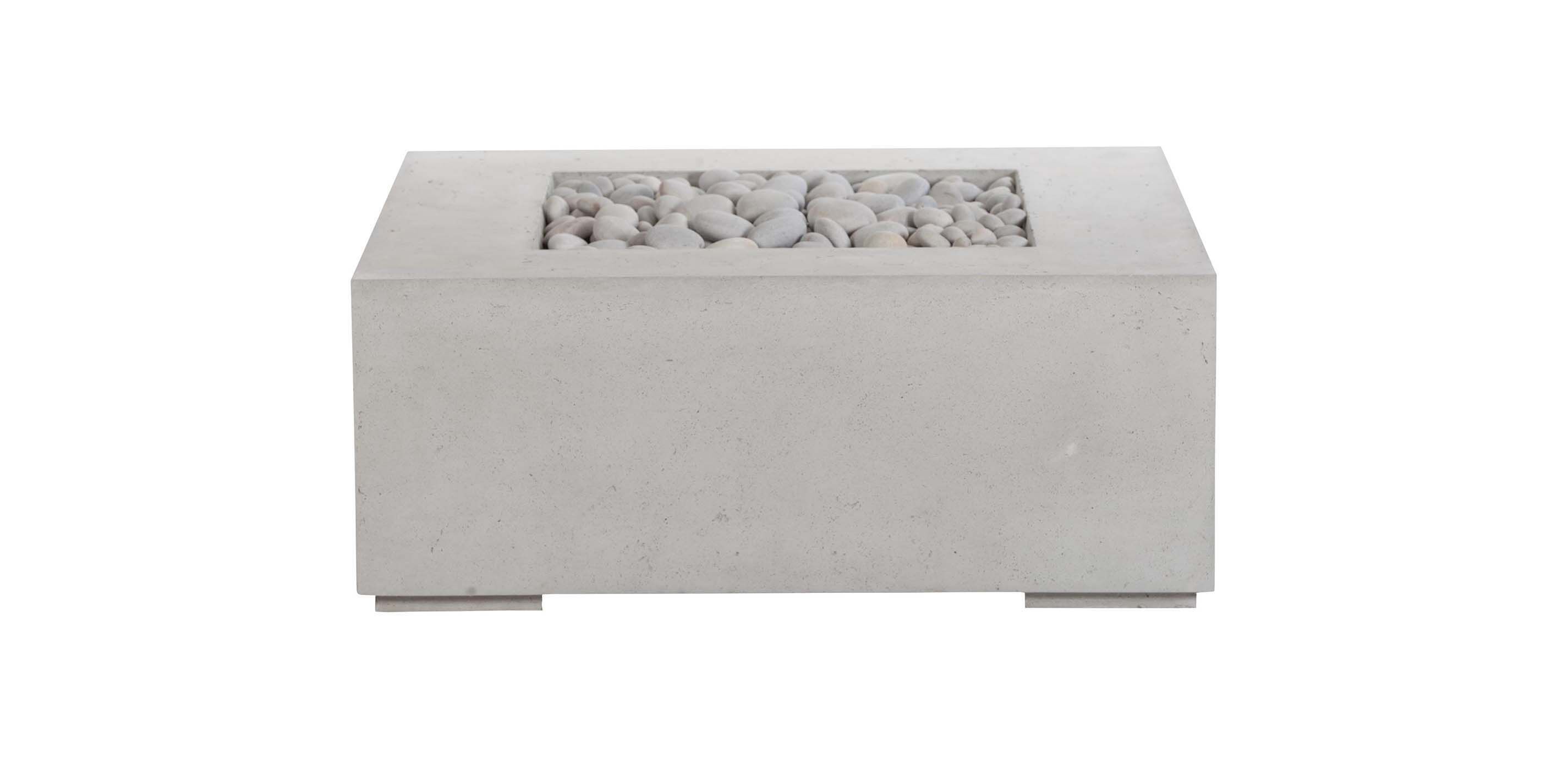 Square Concrete Fire Table