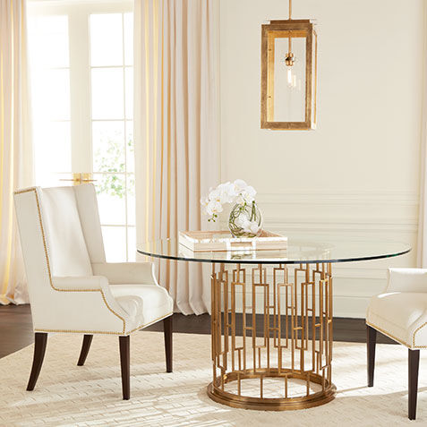 Teresa Round Glass Dining Table Product Tile Hover Image 196004