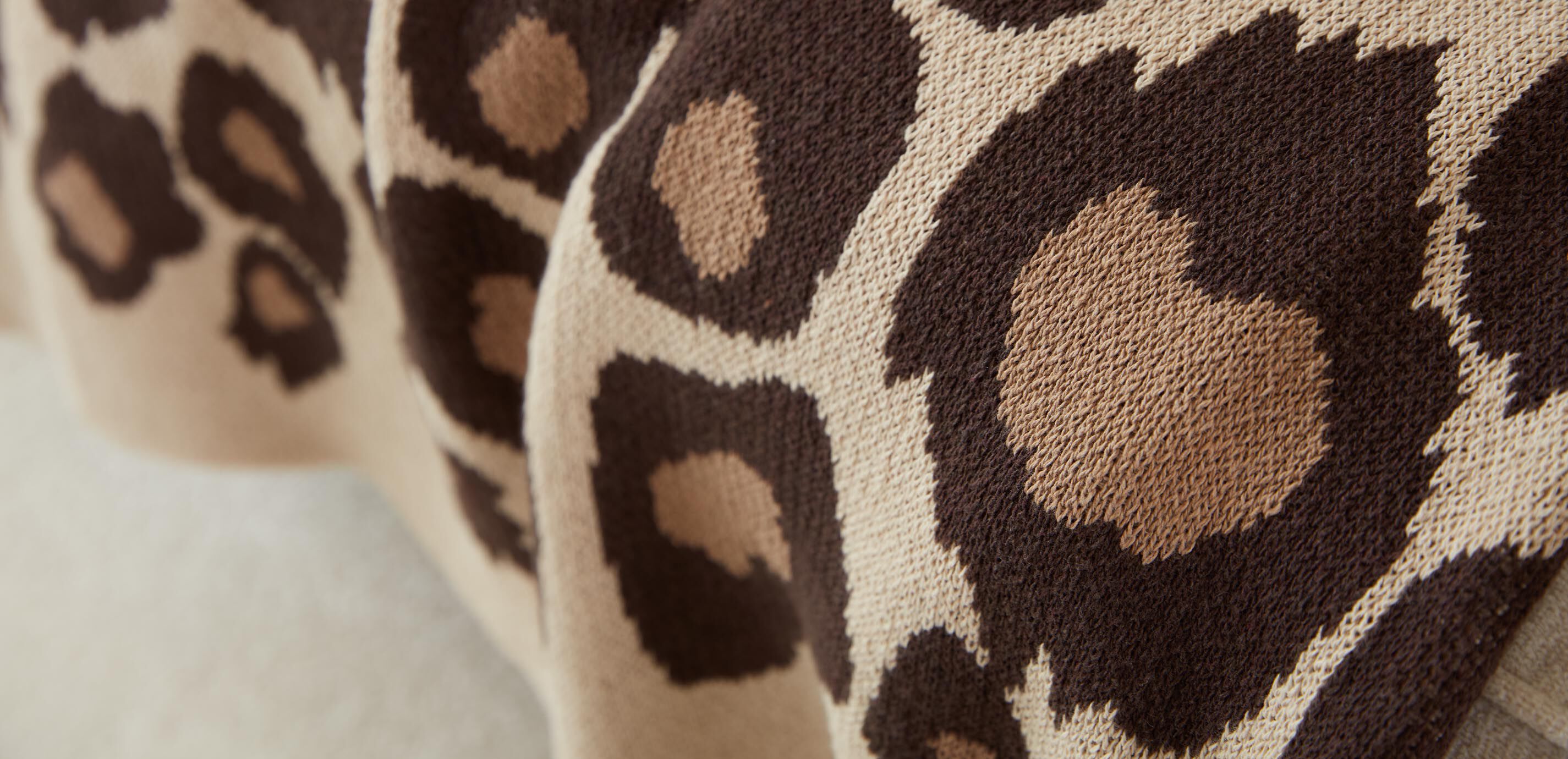 Recycled Cotton Cheetah Throw_2