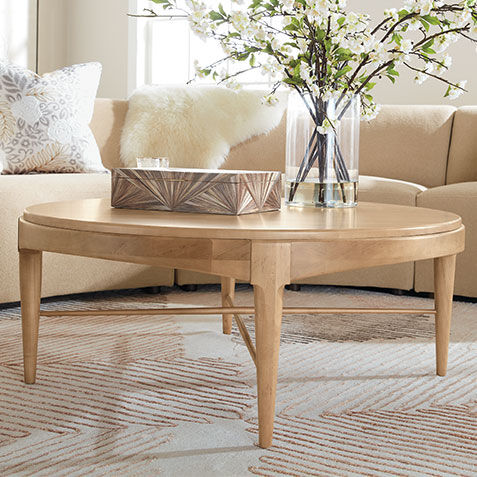 Draper Round Wood Midcentury Coffee Table Product Tile Hover Image 238041