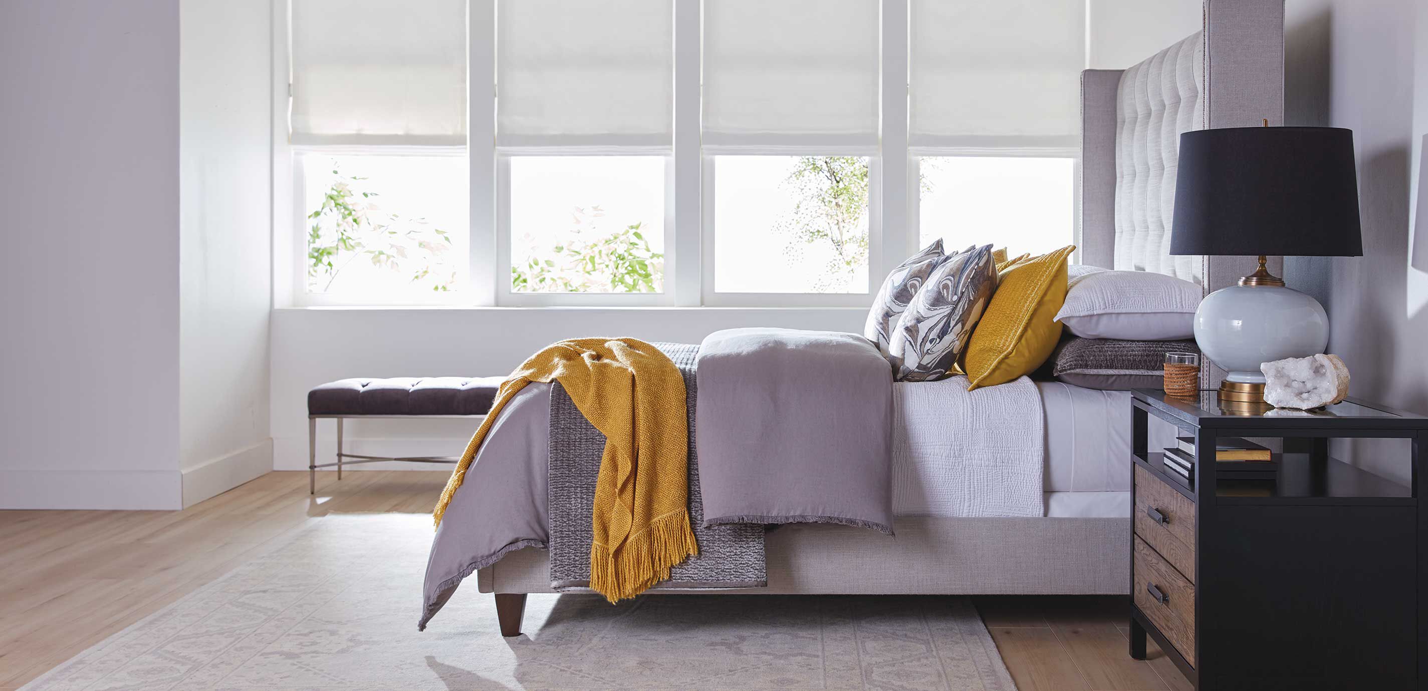 Gray Callyn Duvet Cover and Shams_4