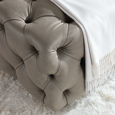 Callahan Tufted Leather Ottoman Product Tile Hover Image callahanlthott