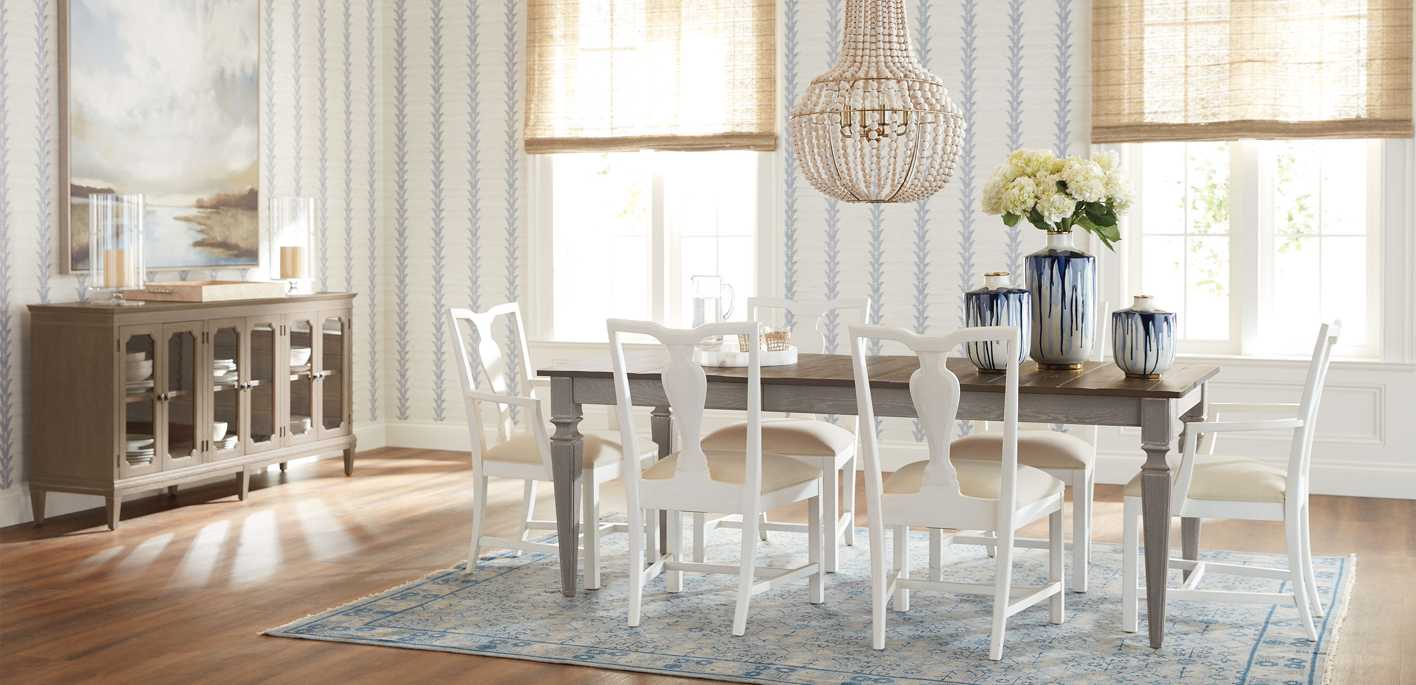 Danya Blue Ceramic Drip Vase_11