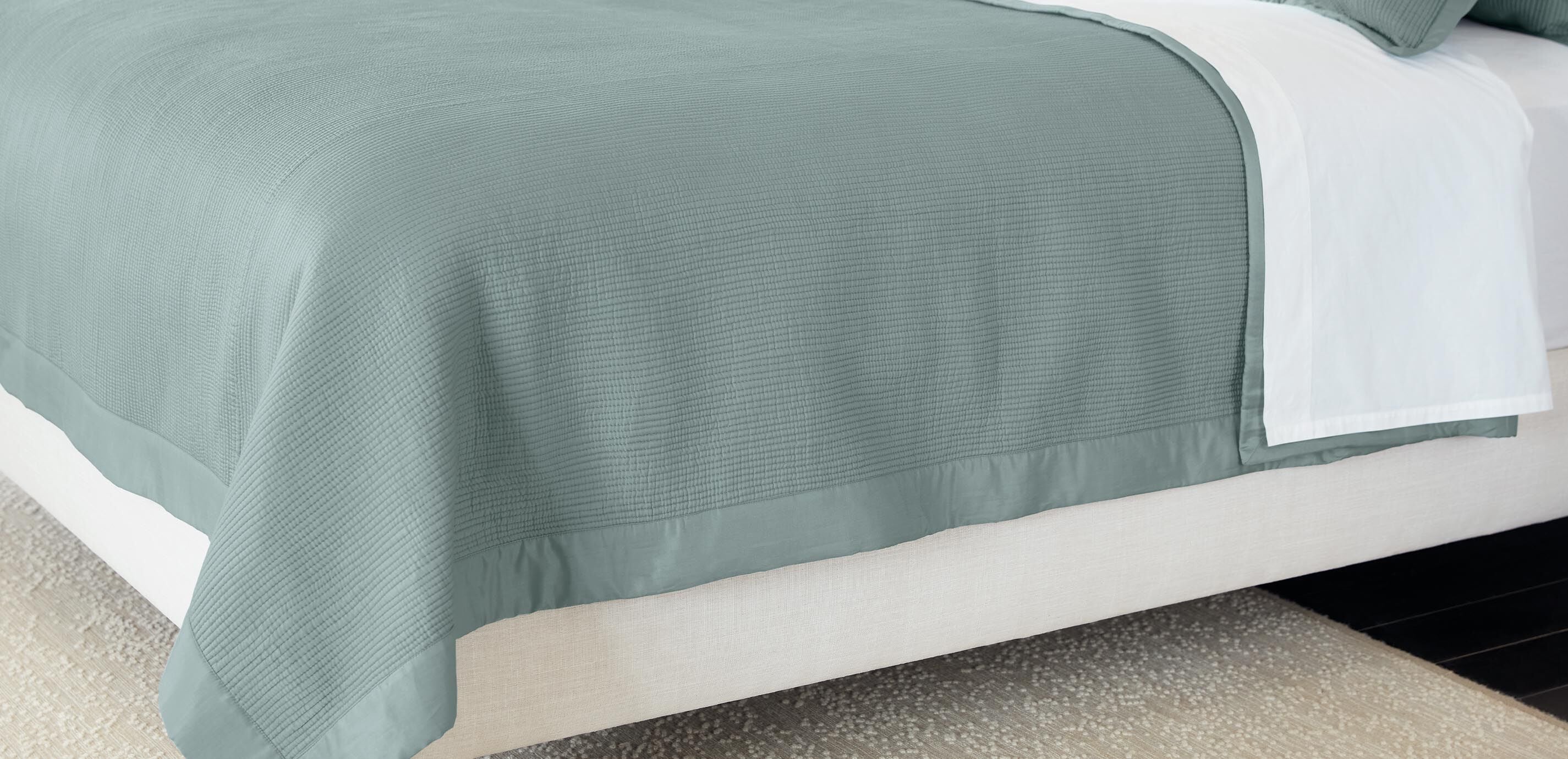 Silk-Blend Channel Quilt and Shams Set_3