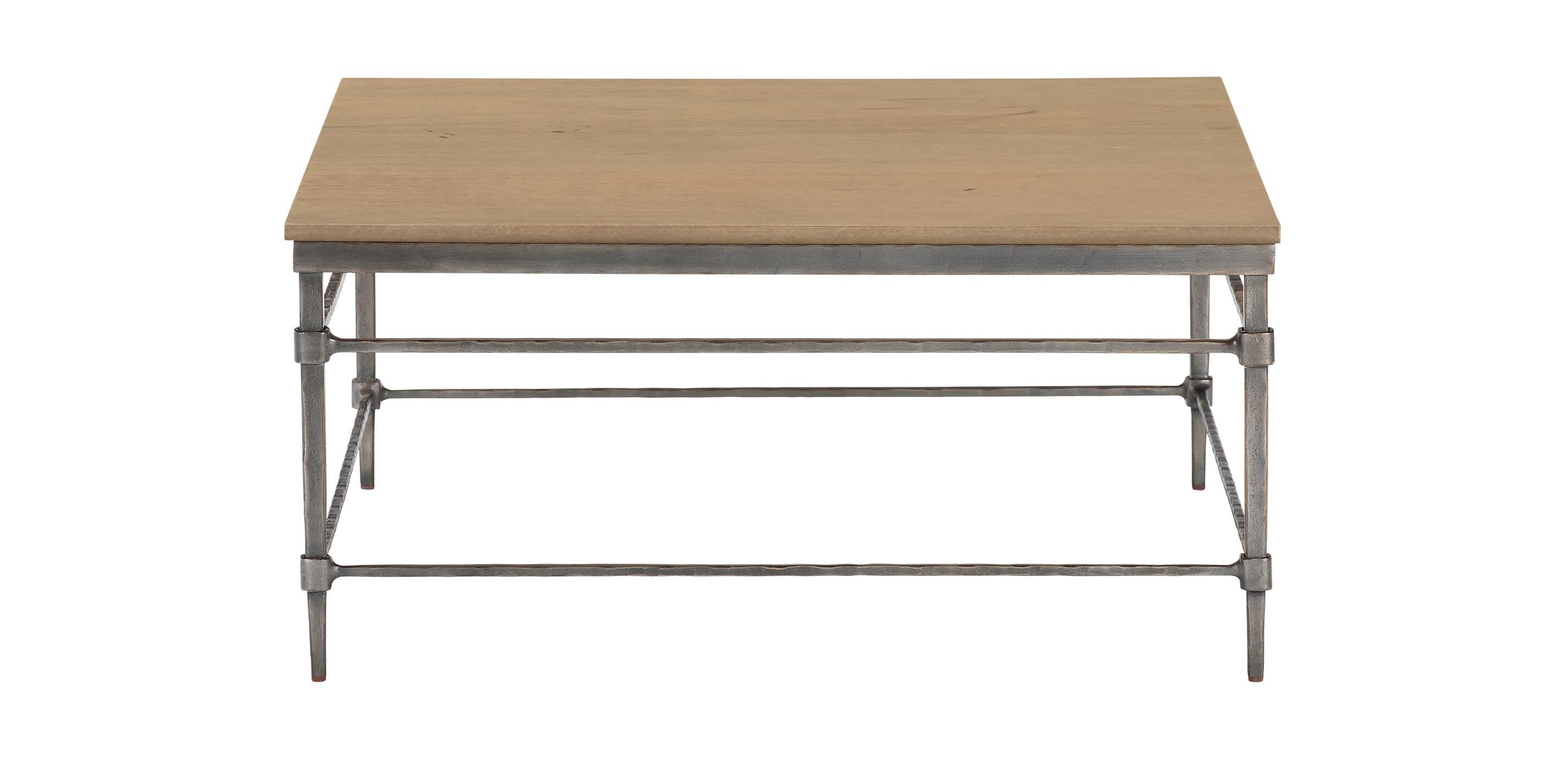 Vida Square Wood-Top Coffee Table