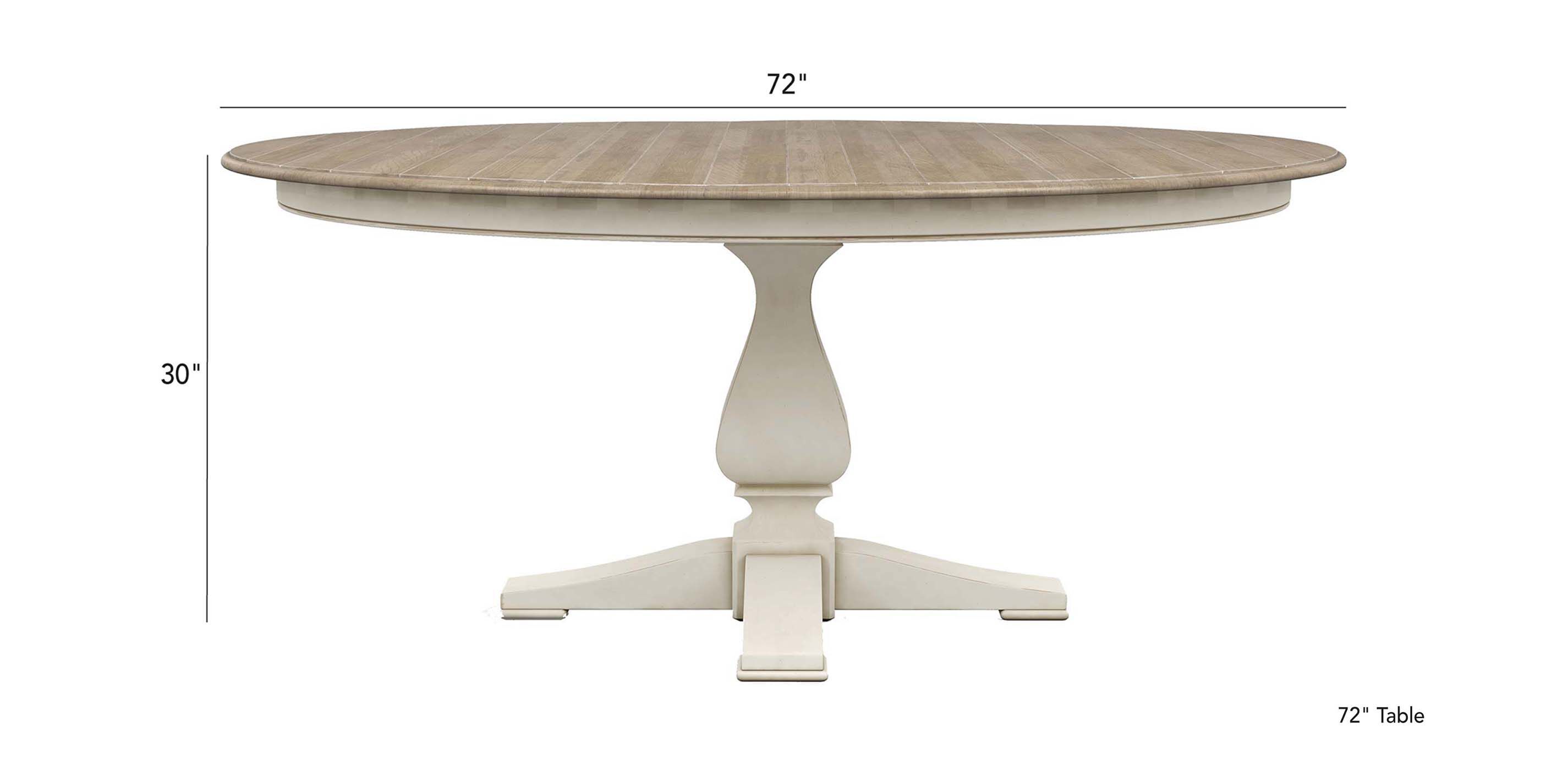Cameron Rustic Round Dining Table_5