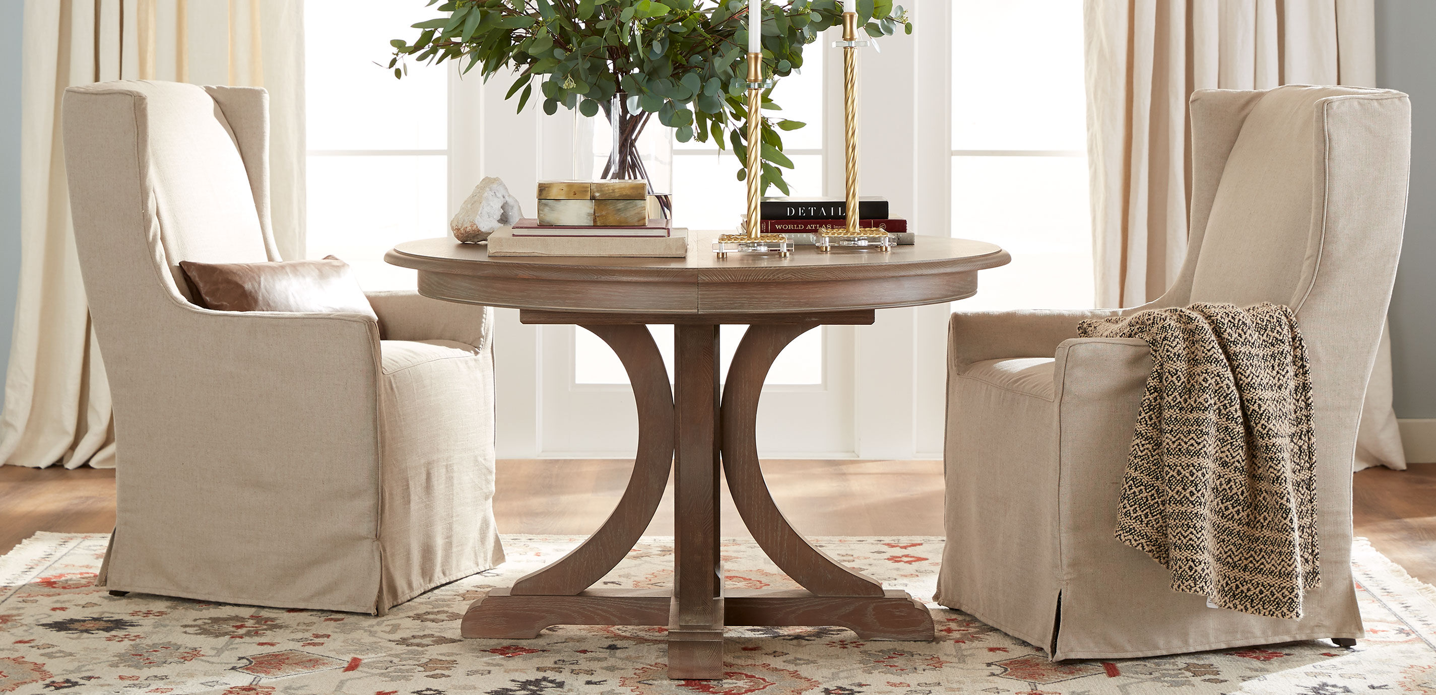 Larkin Slipcovered Host Chair