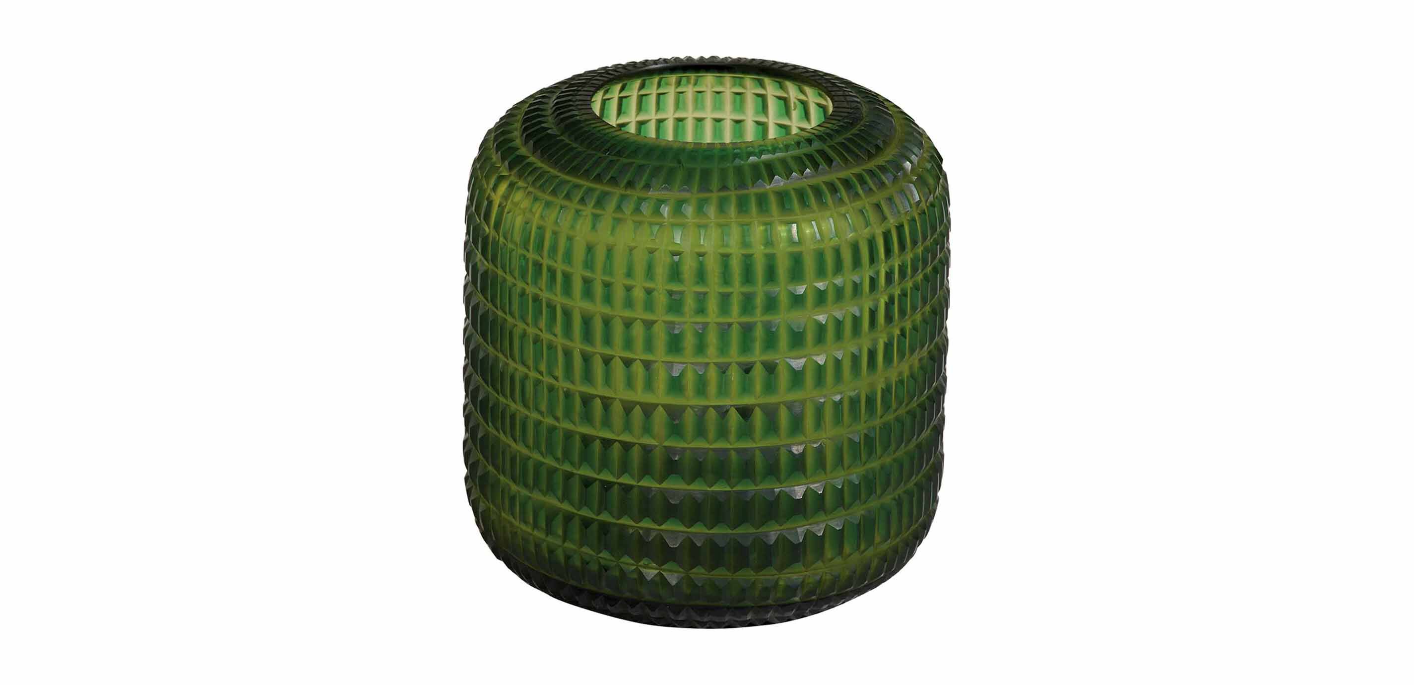 Small Lucira Emerald Vase 