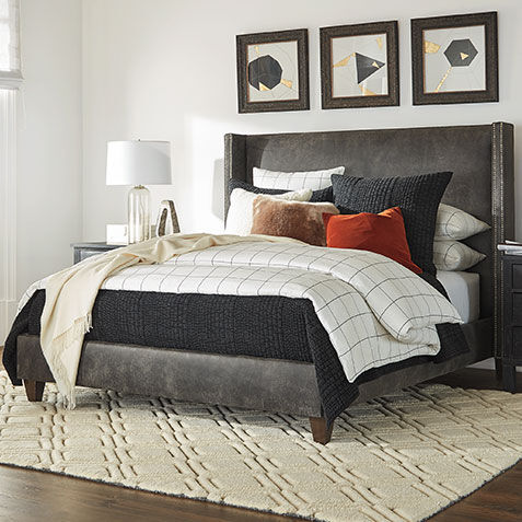 Colton Leather Bed Product Tile Hover Image coltonlthupholstered