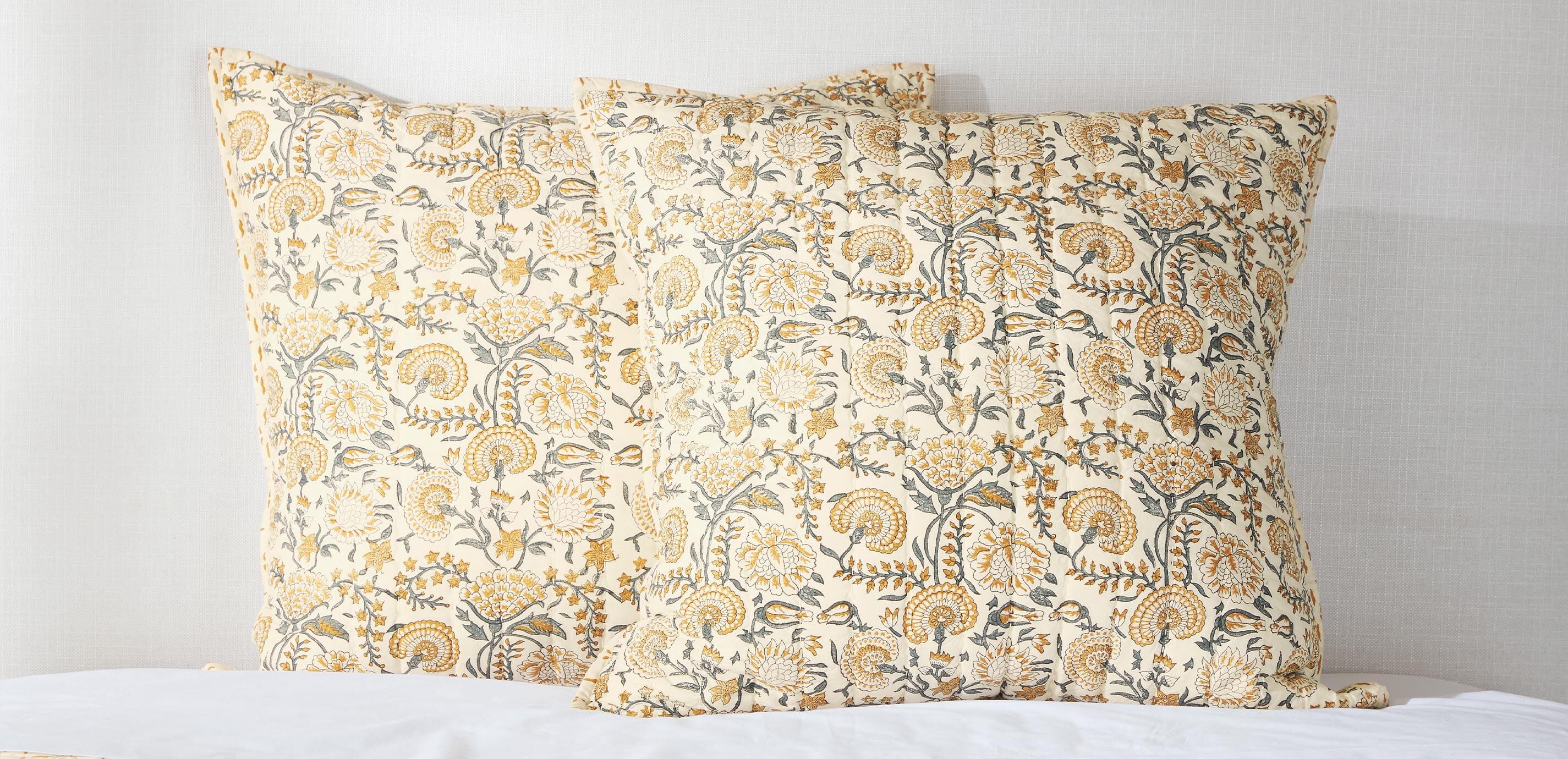 Block-Printed Euro Sham