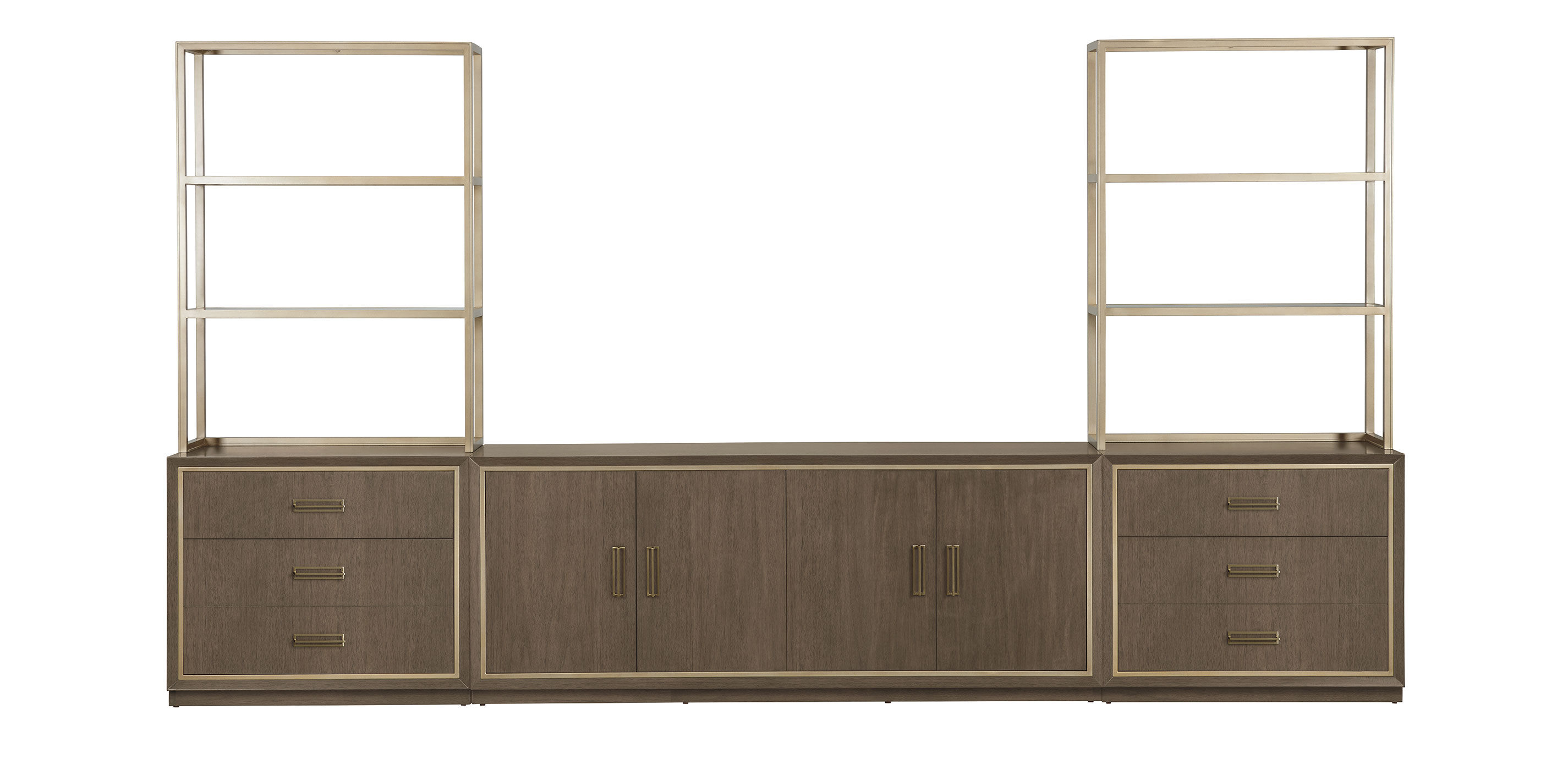 Faraday Classic Large Five-Piece Media Center with Drawers