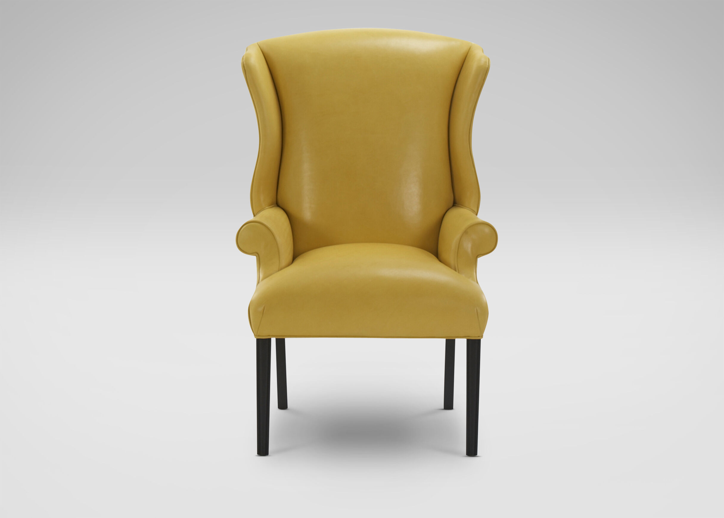 Jayden Leather Host Chair, Daffodil/Black