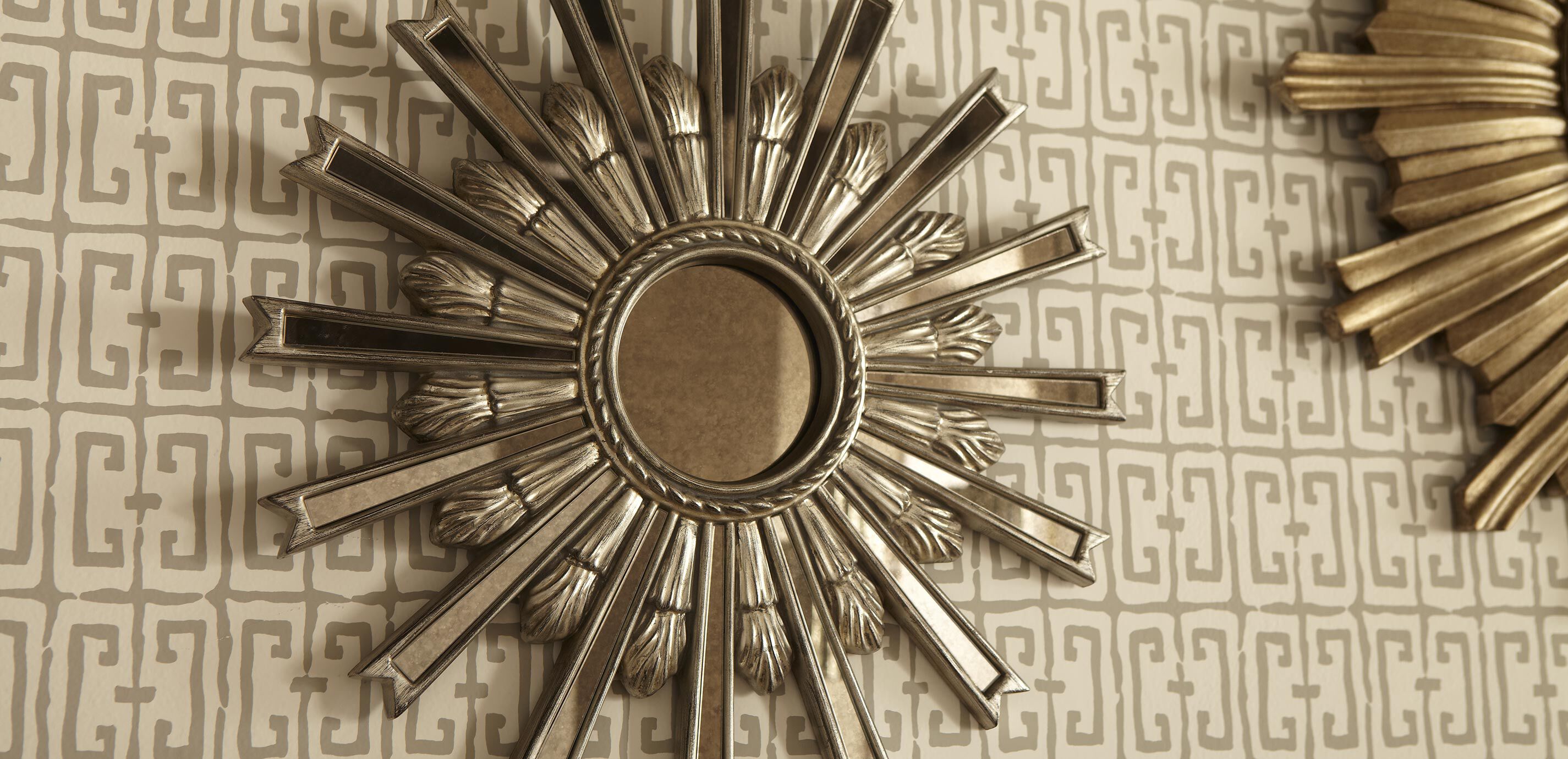 Miroir en forme d&rsquo;&eacute;toile argent&eacute;e 51&nbsp;cm_5