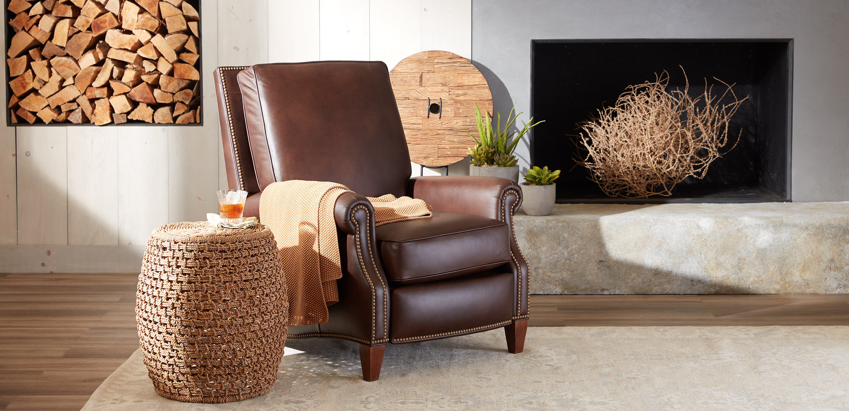 Heather Woven Stool_3