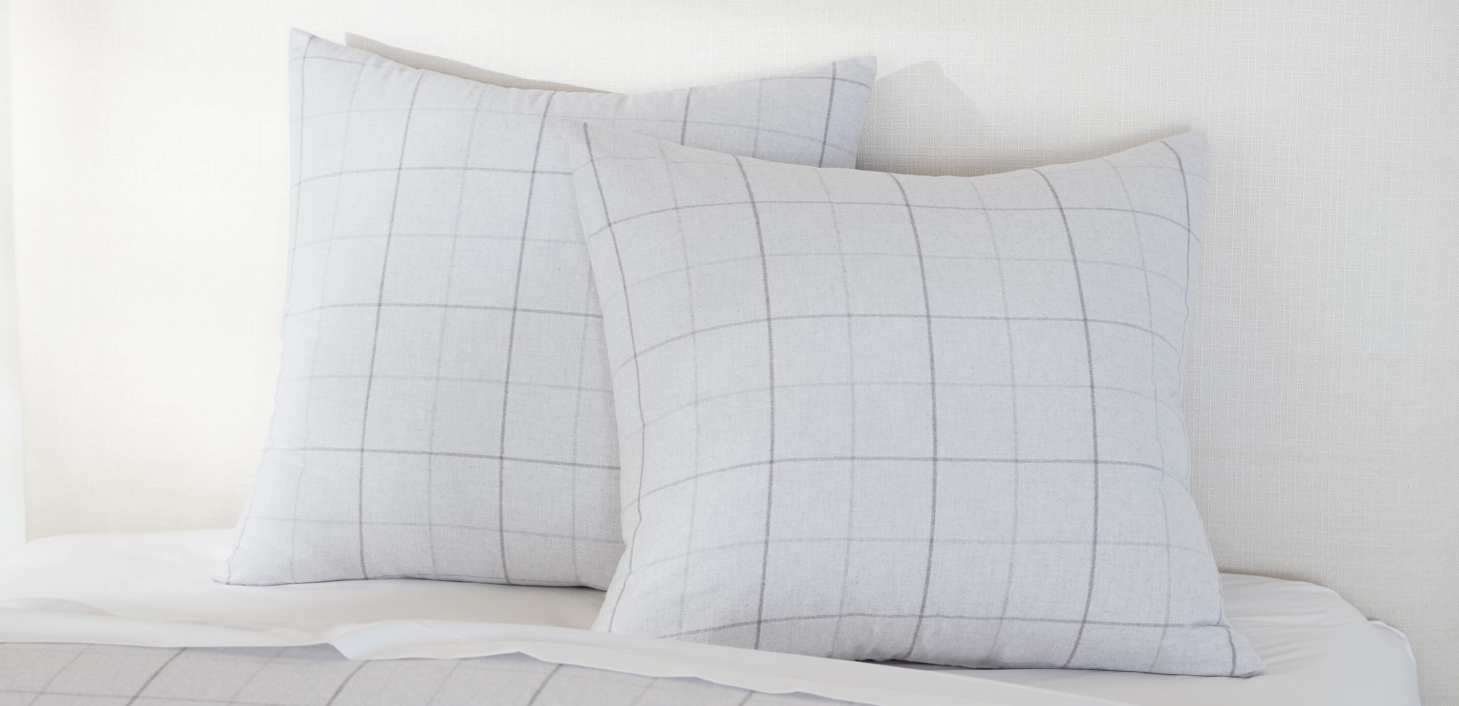 Plaid Flannel Duvet Cover and Shams Set_4
