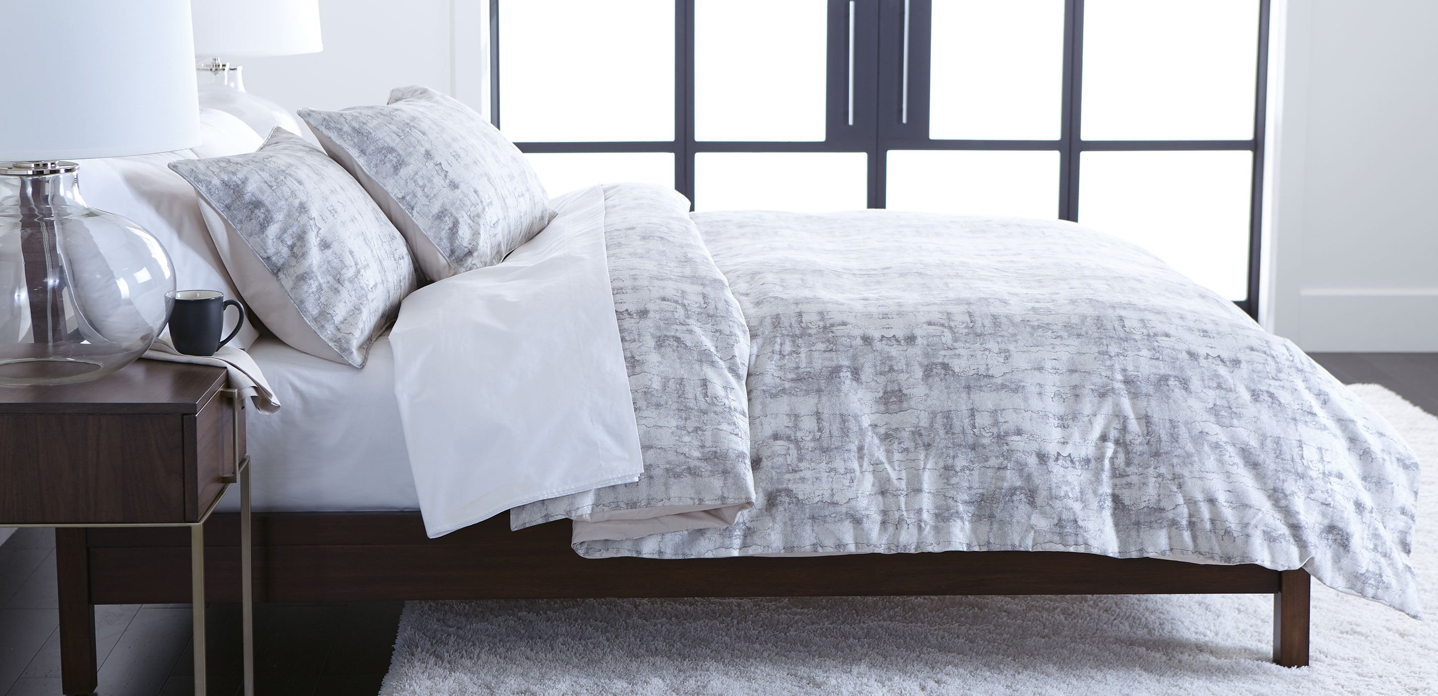 Marbled Jacquard Duvet Cover_1