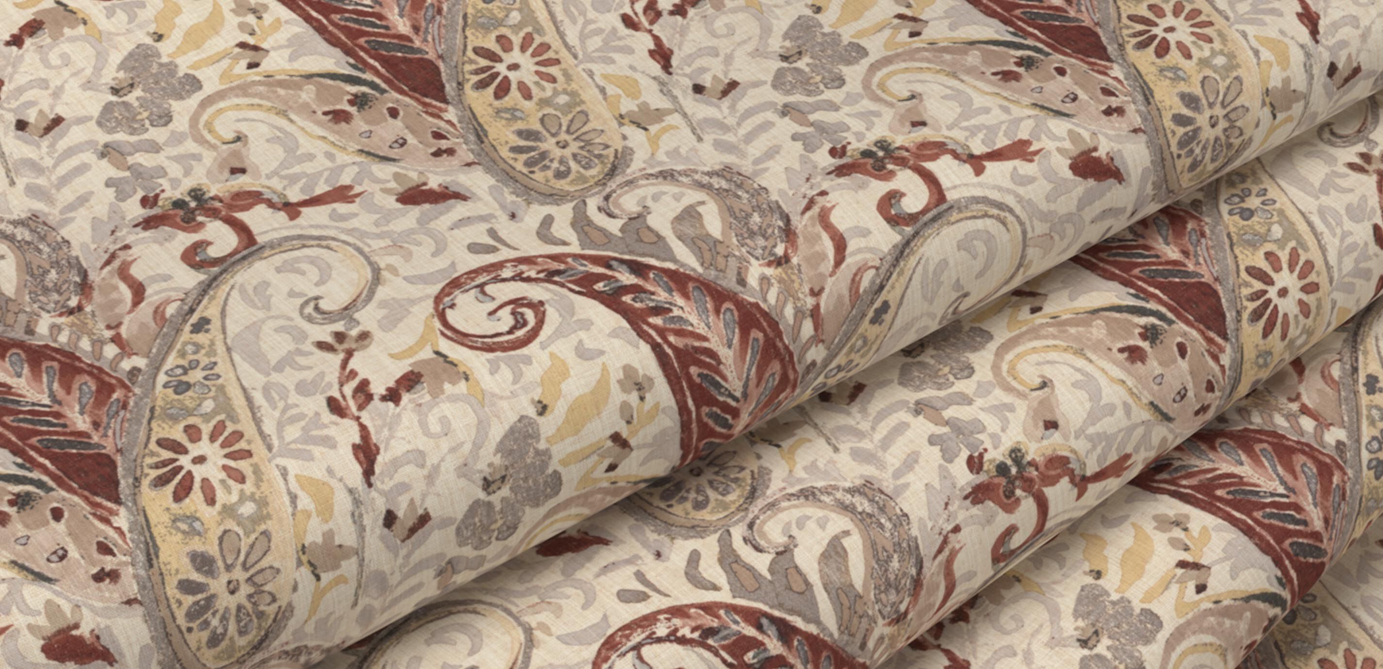 Nabry Ruby Fabric By the Yard_1