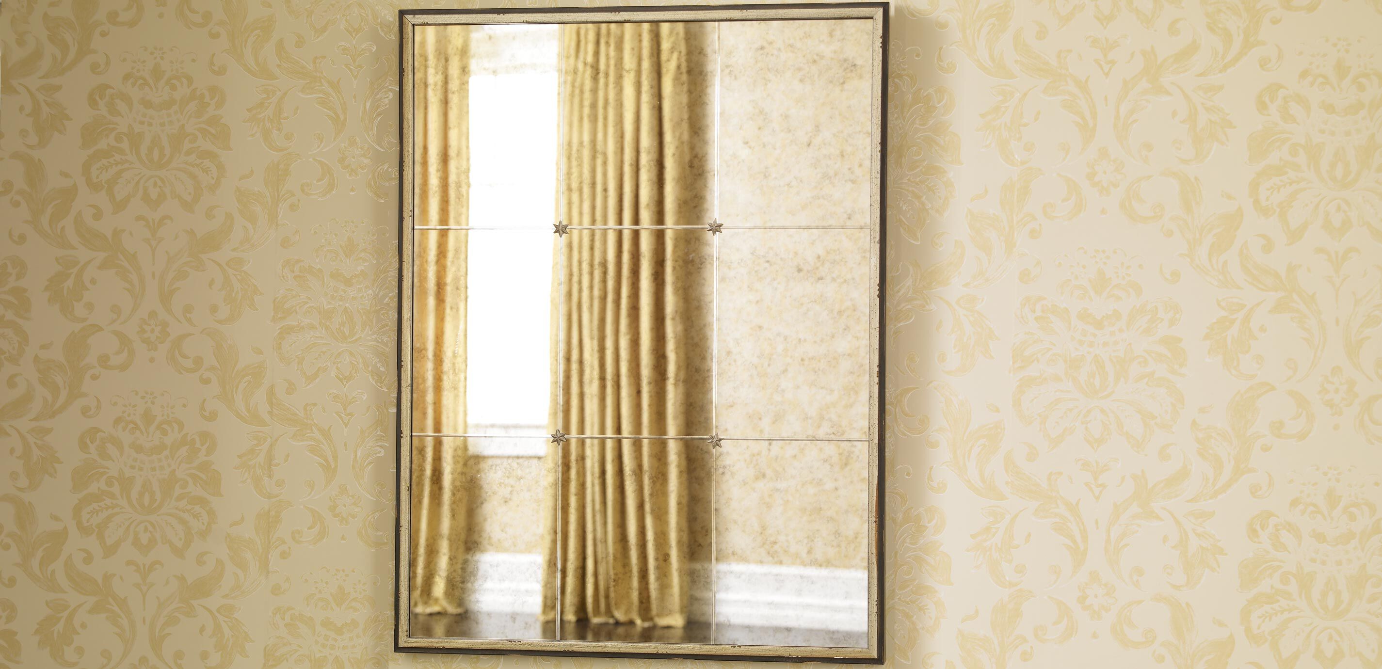 Miroir Mural &agrave; Rosette_3