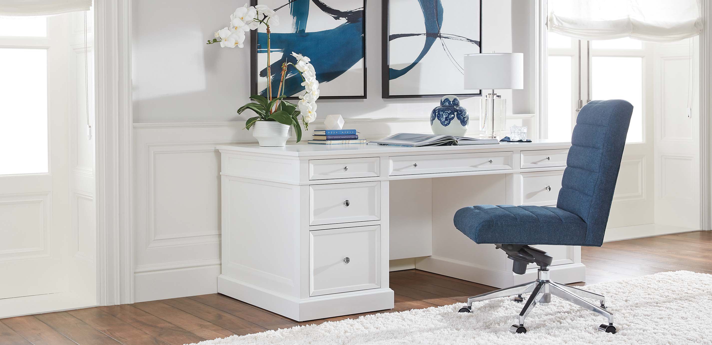 Continental Double Pedestal Desk_11