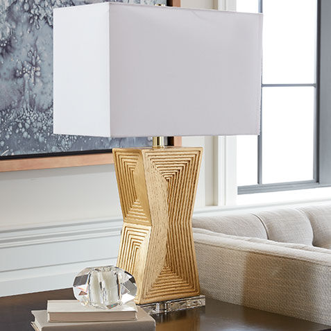 Saxon Geometric Table Lamp Product Tile Hover Image 096114