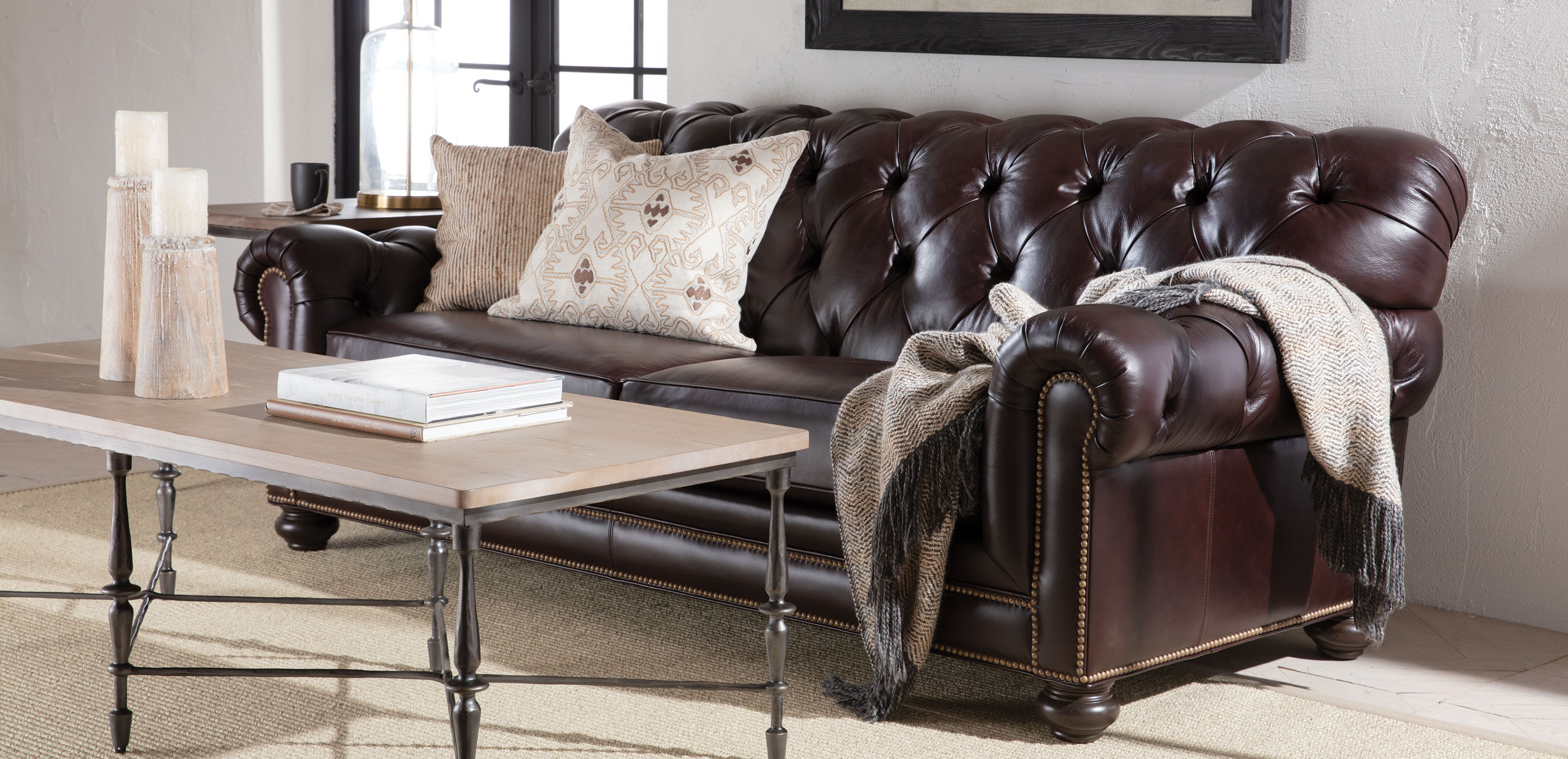 Chadwick Leather Sofa Ethan Allen Canada