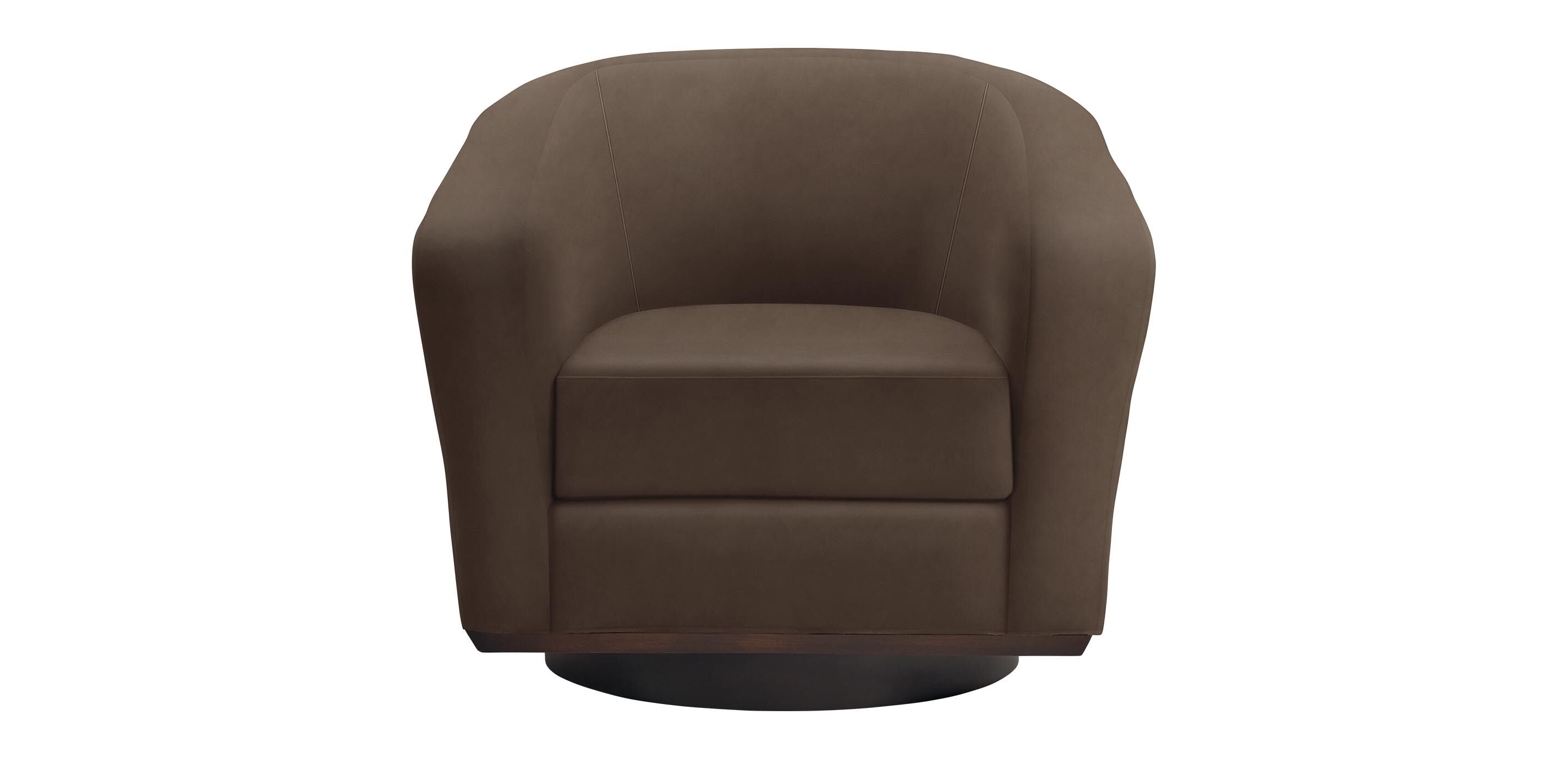 Helena Leather Swivel Chair