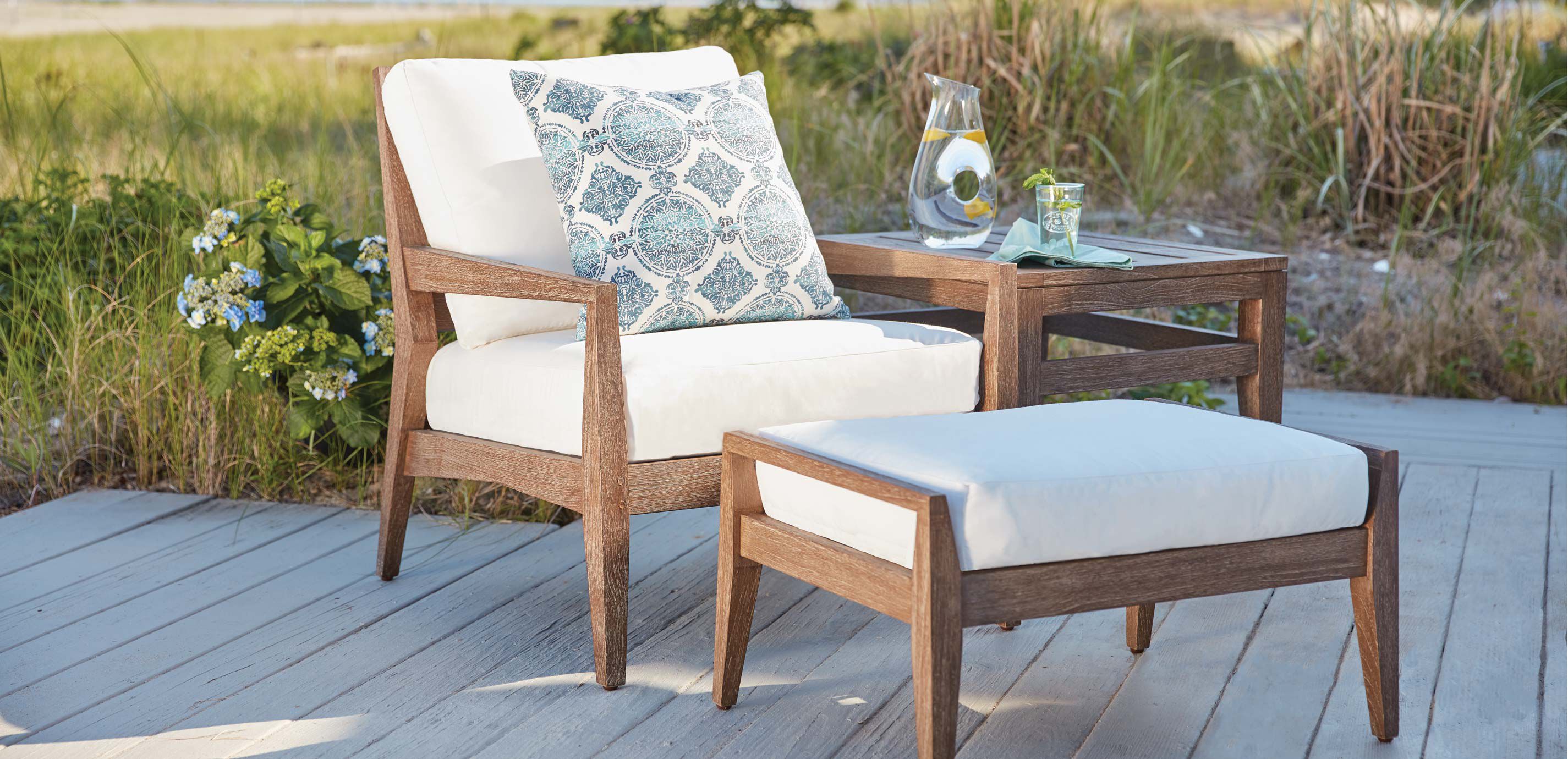 Bridgewater Cove Teak Lounge Chair_6