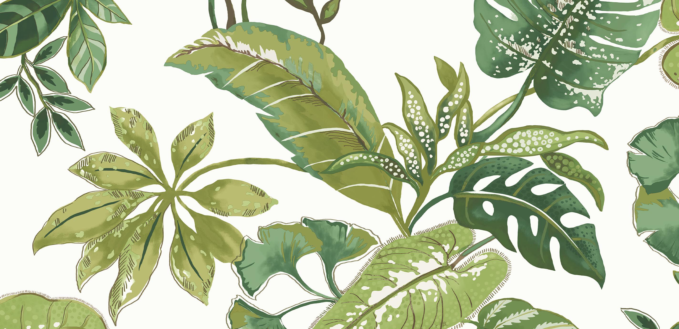 Greenhouse Floral Wallpaper