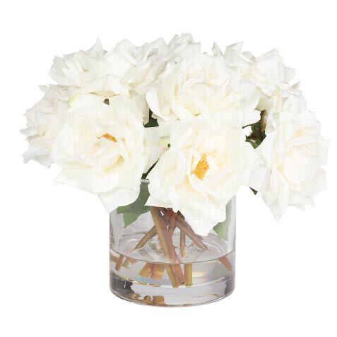 Rose Bouquet in Cylinder Vase image