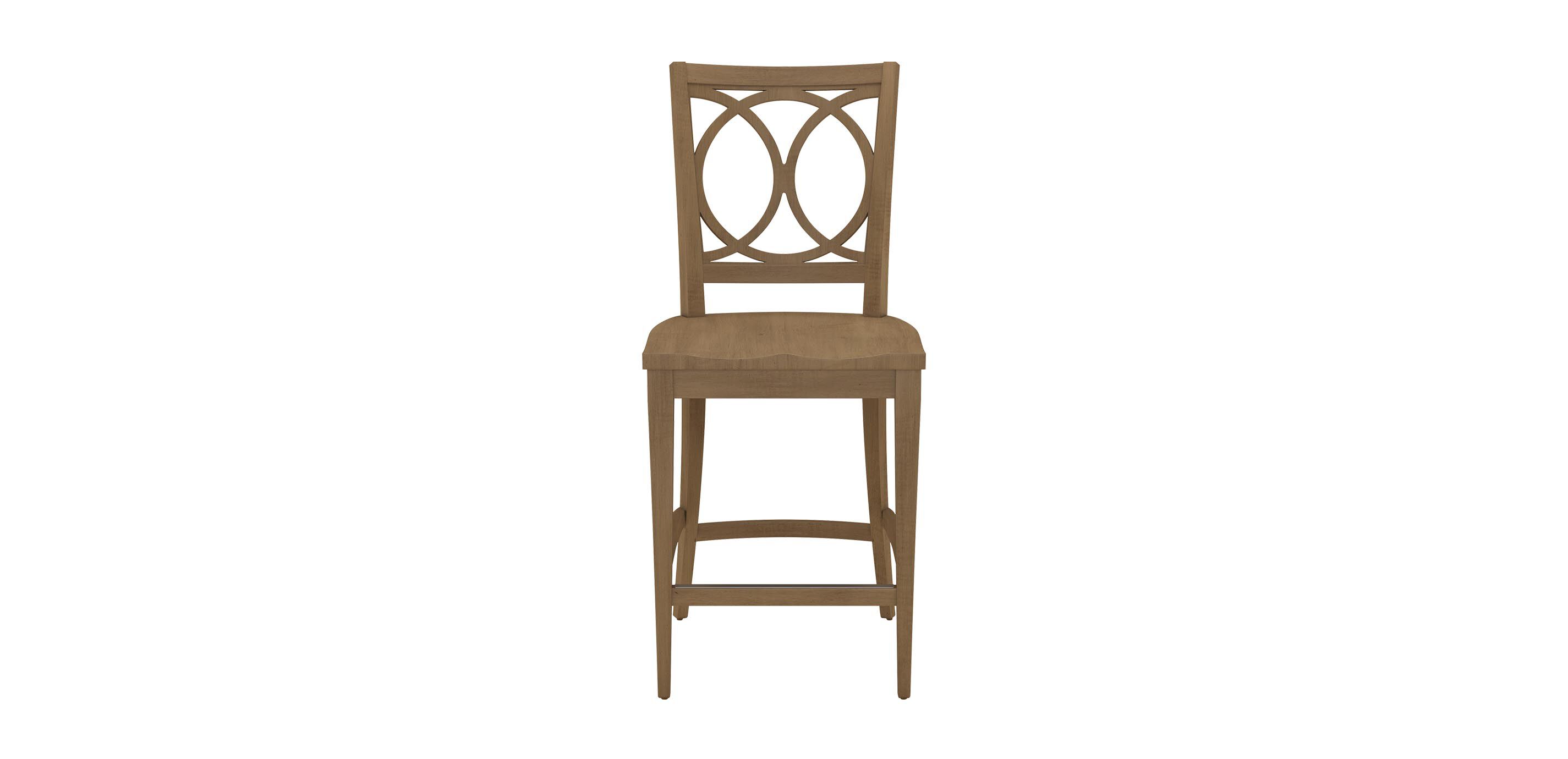 Cyra Counter Stool, Wood Seat