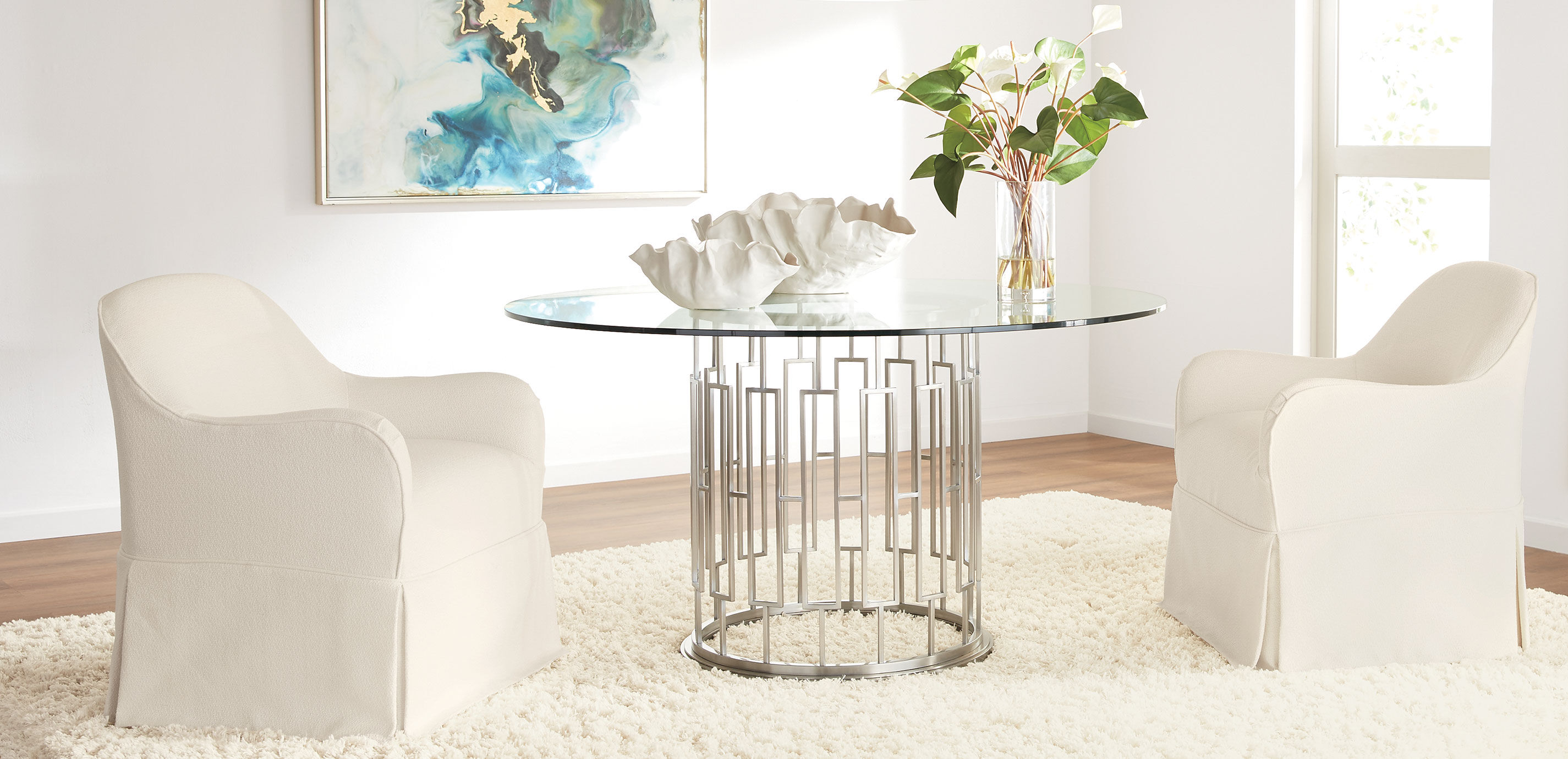 Teresa Round Glass Dining Table_4