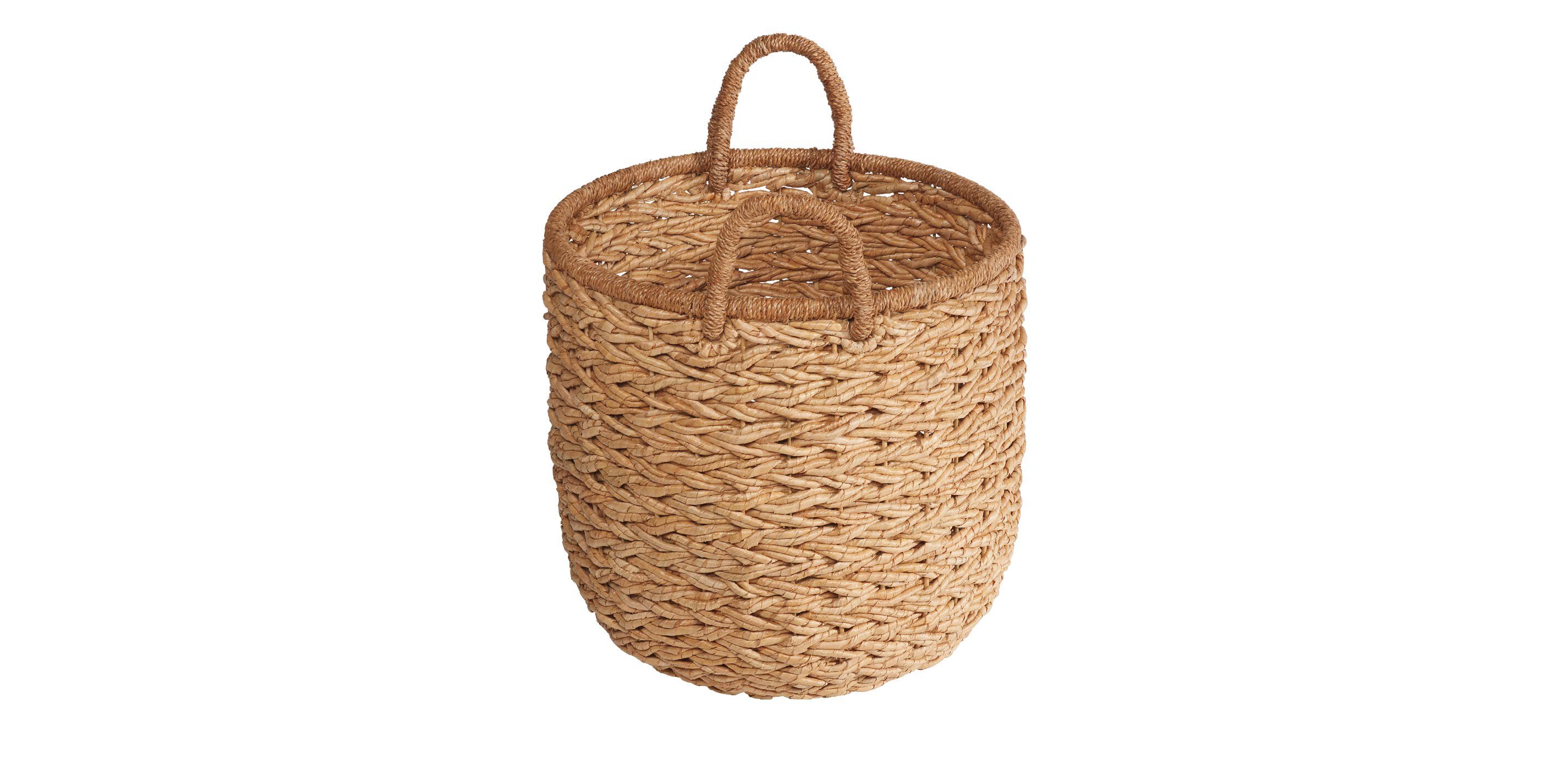 Round Seagrass Basket with Rope Handle_2